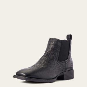 Booker Chelsea Wide Square Toe Western Boot