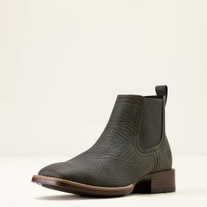 Booker Chelsea Wide Square Toe Western Boot