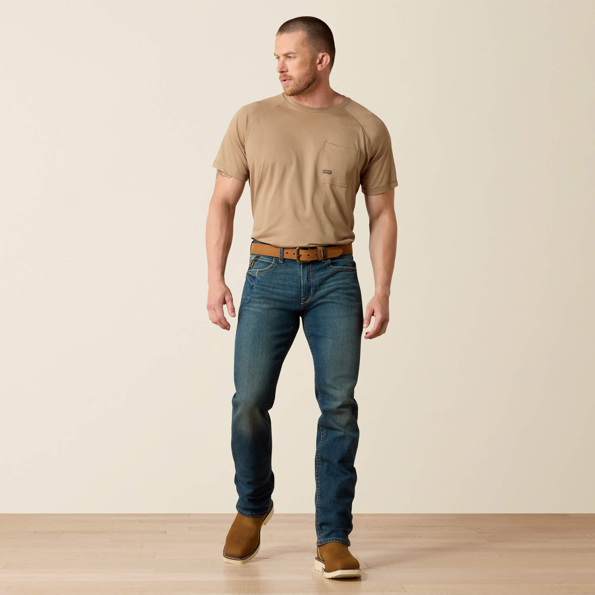 Men's Slim Fit Work Pants - Rebar Denim - Image 4