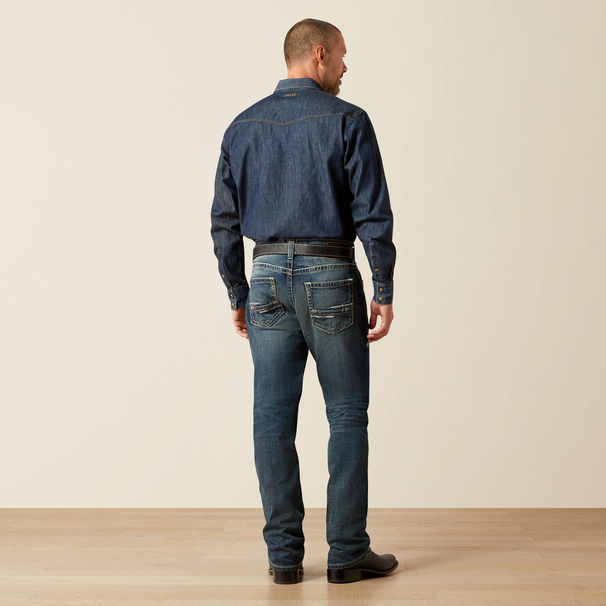 M5 Slim Stretch Adkins Stackable Straight Leg Jean - Image 3
