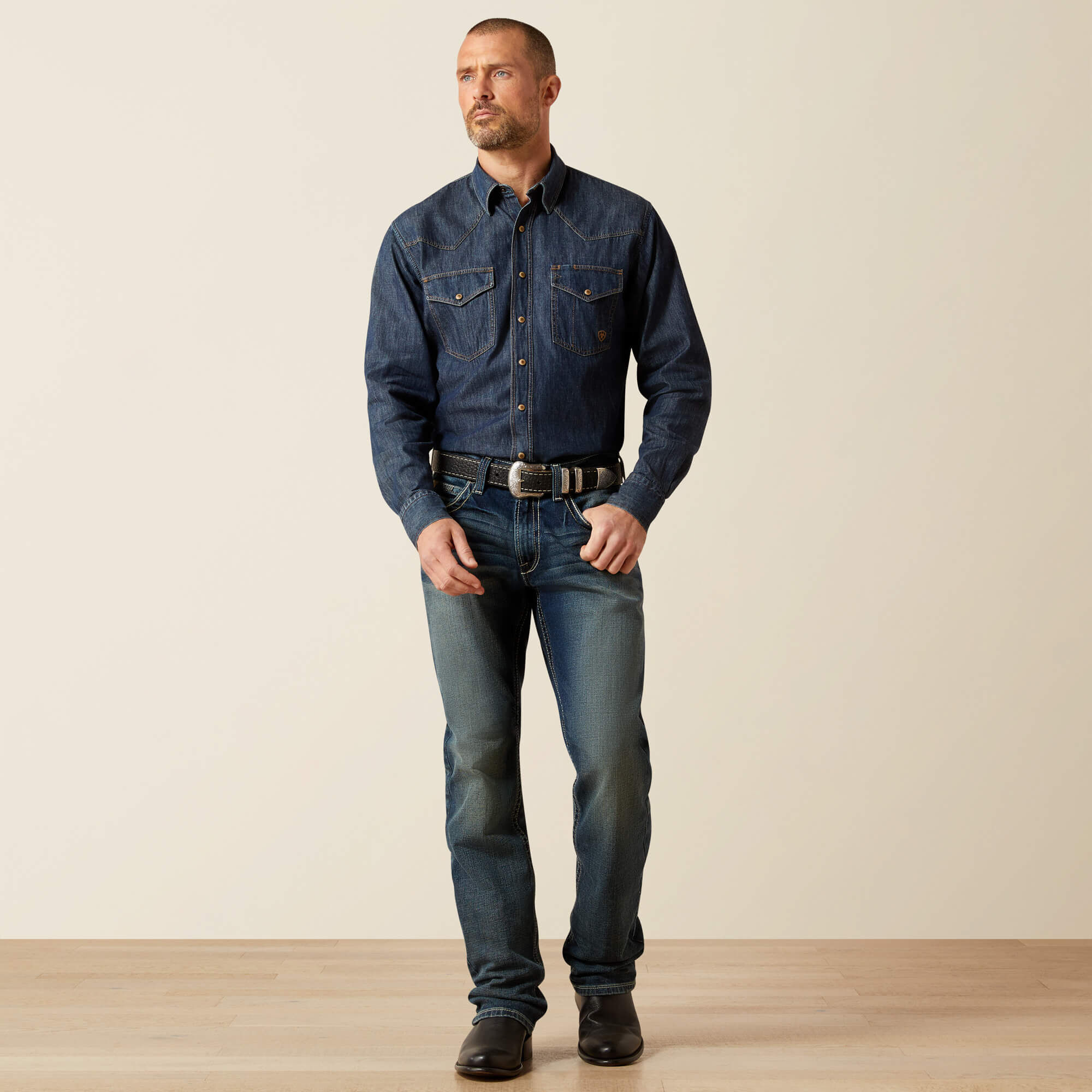 M5 Slim Stretch Adkins Stackable Straight Leg Jean - Image 4