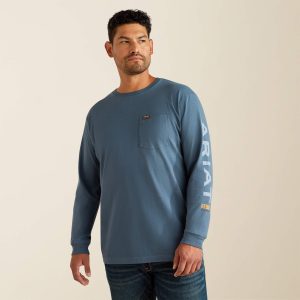 Rebar Cotton Strong Standard Logo Pocket T-Shirt