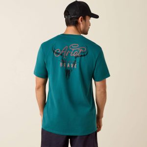 Ariat Cattle Skull Freedom Classic Fit T-Shirt