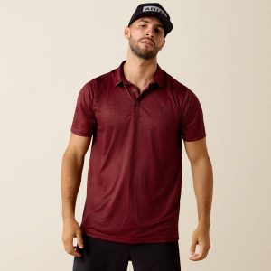 All Over Print Fitted Polo