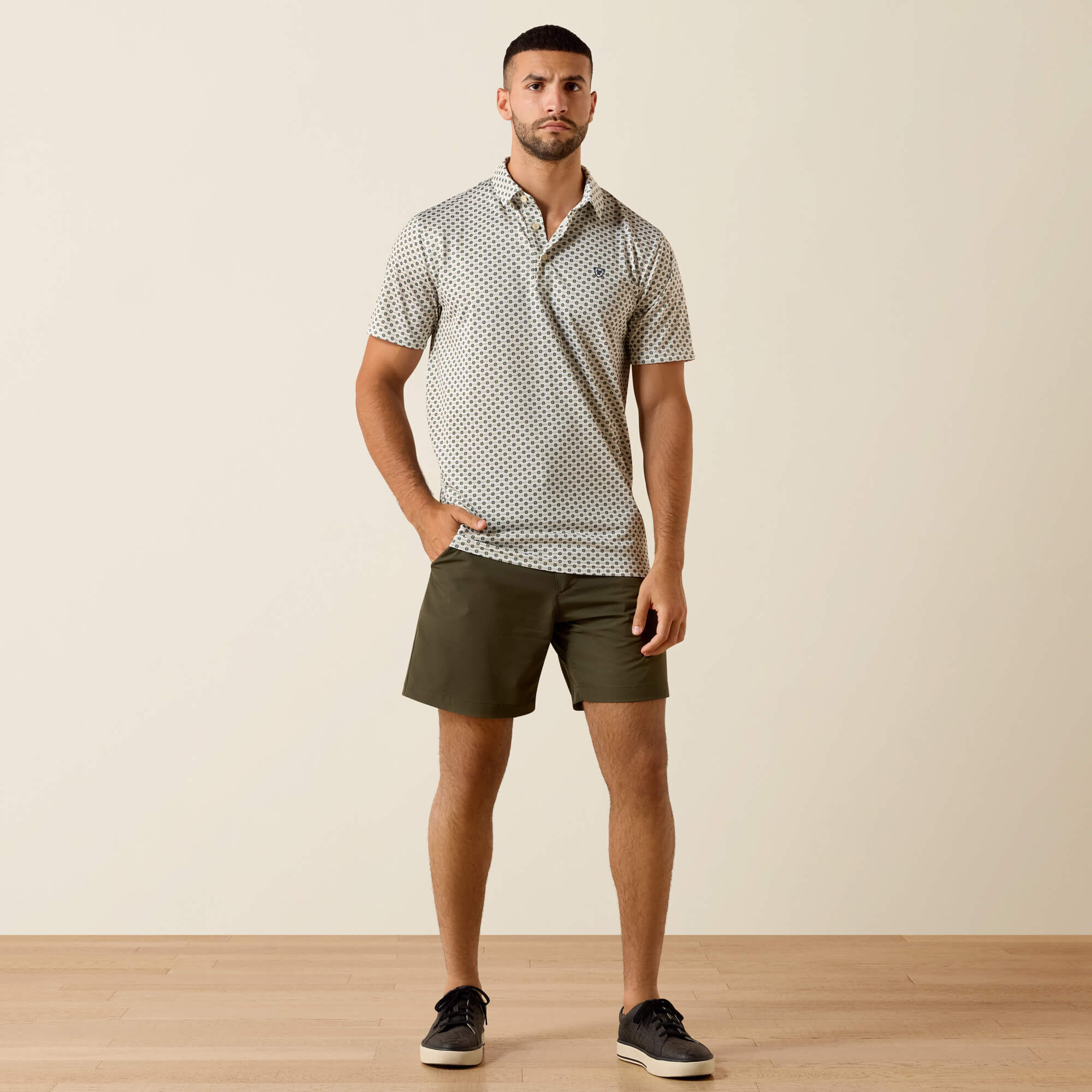 All Over Print Classic Fit Polo - Image 3
