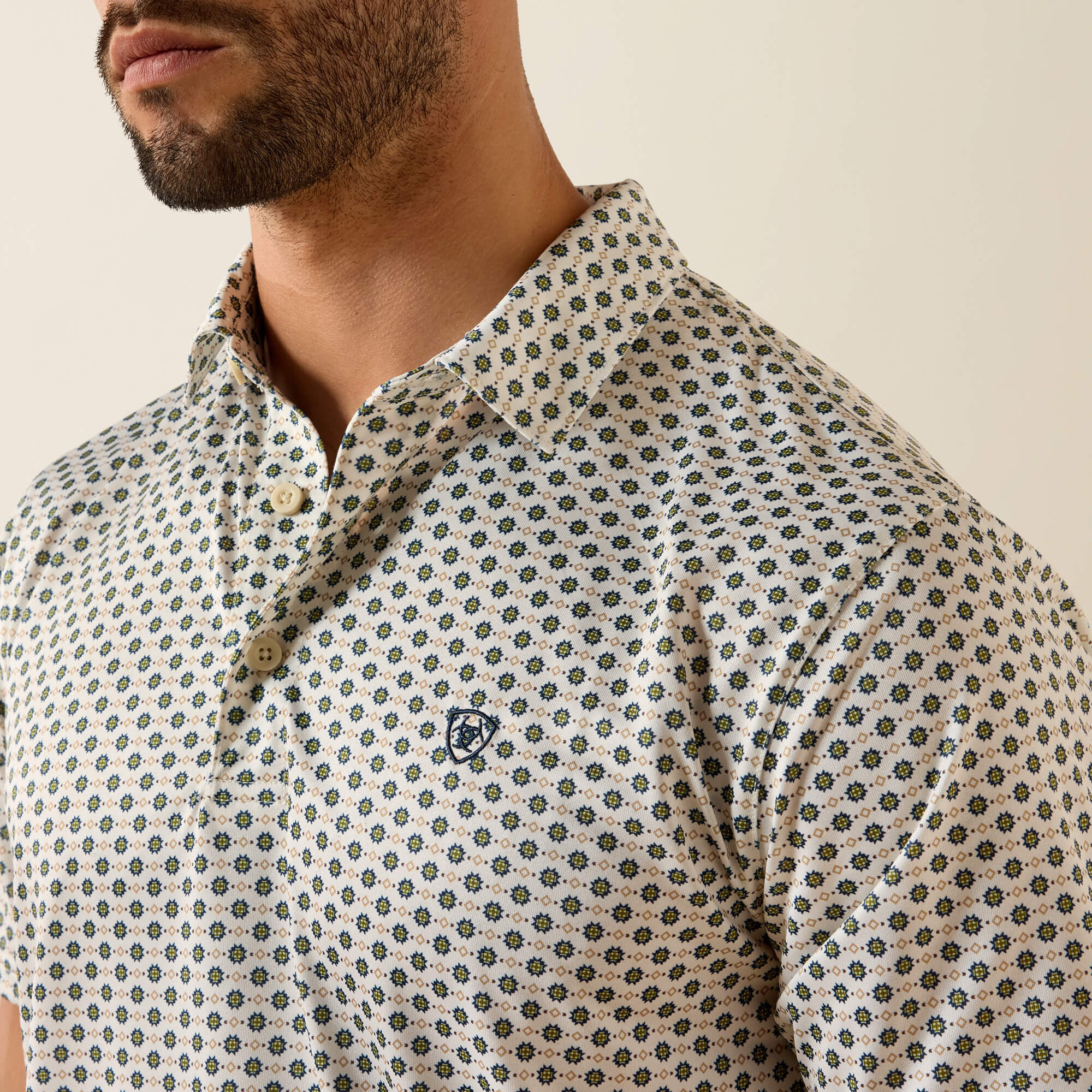 All Over Print Classic Fit Polo - Image 4