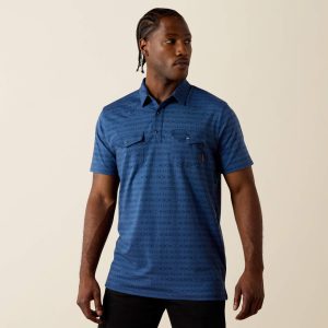 Retro Western Snap Polo