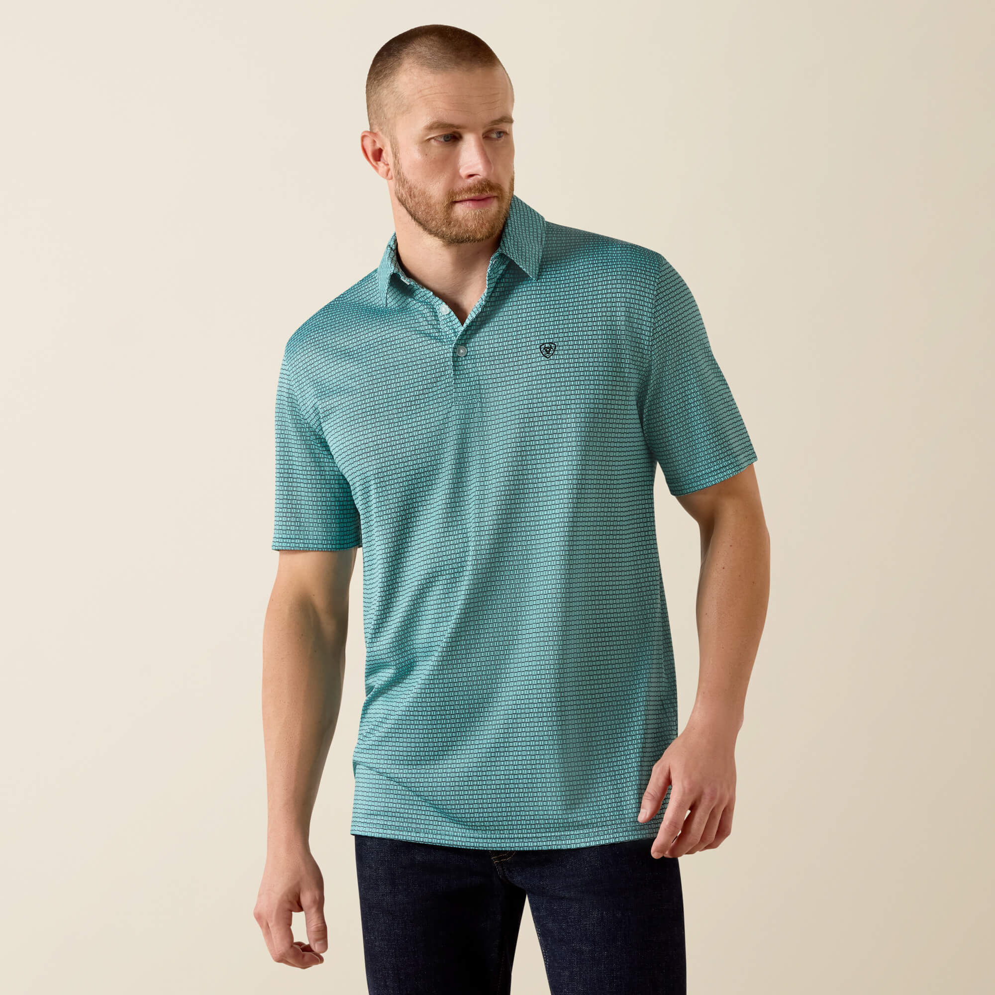 All Over Print Classic Fit Polo