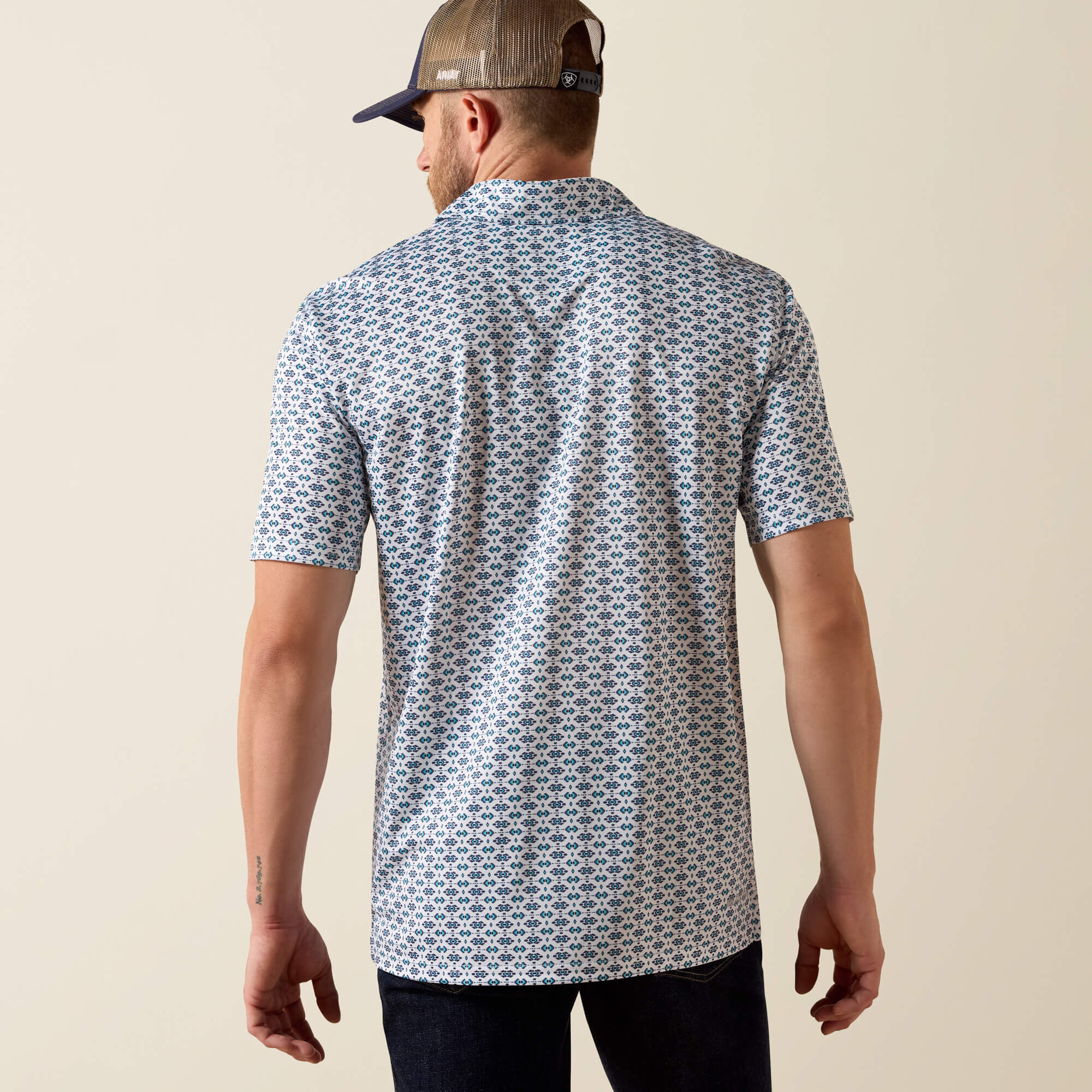 All Over Print Classic Fit Polo - Image 2