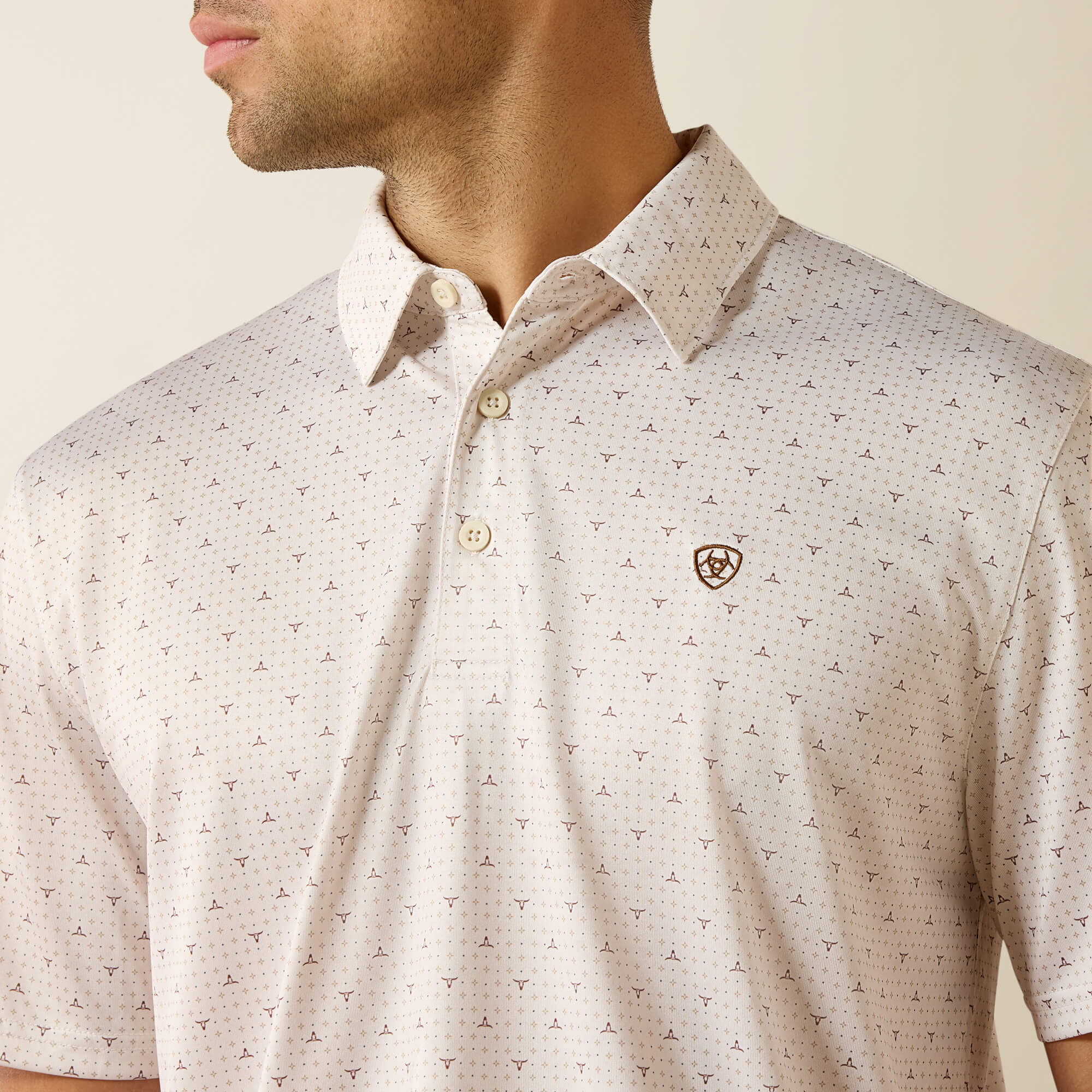 All Over Print Classic Fit Polo - Image 4