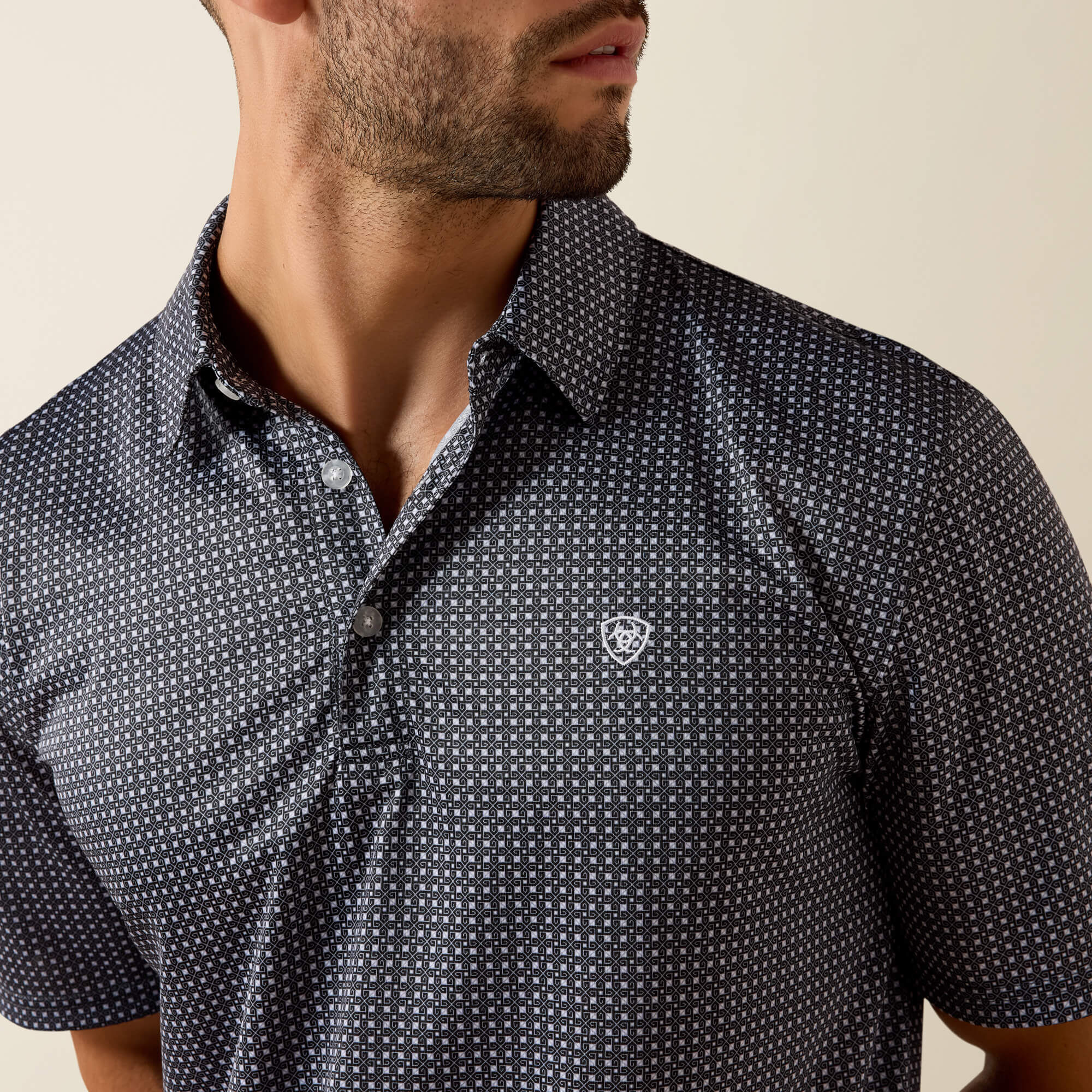 All Over Print Classic Fit Polo - Image 4
