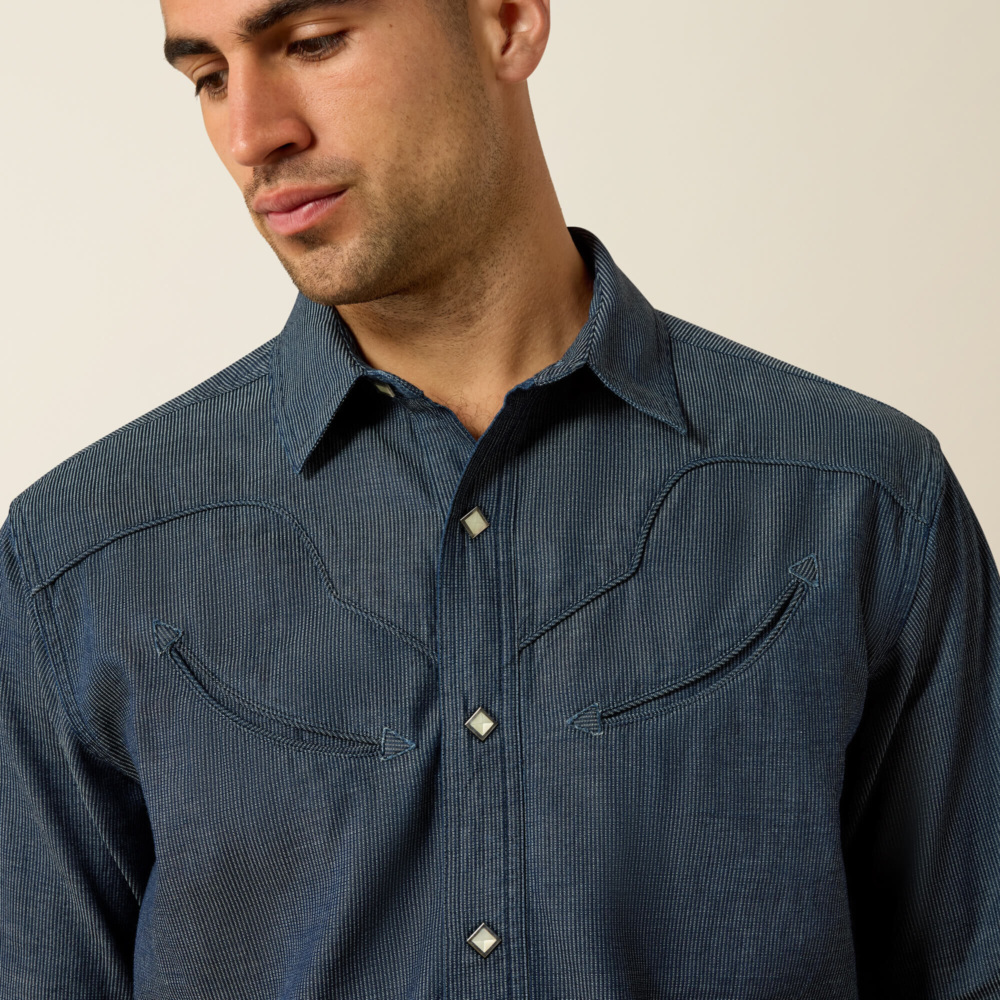 Retro Harlan Fitted Snap Shirt - Image 5