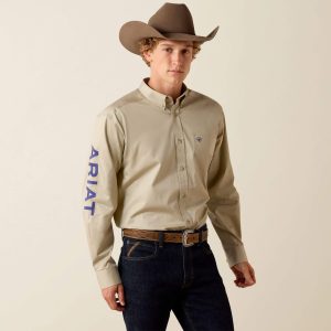 Team Logo Lightweight Twill Classic Fit Shirt