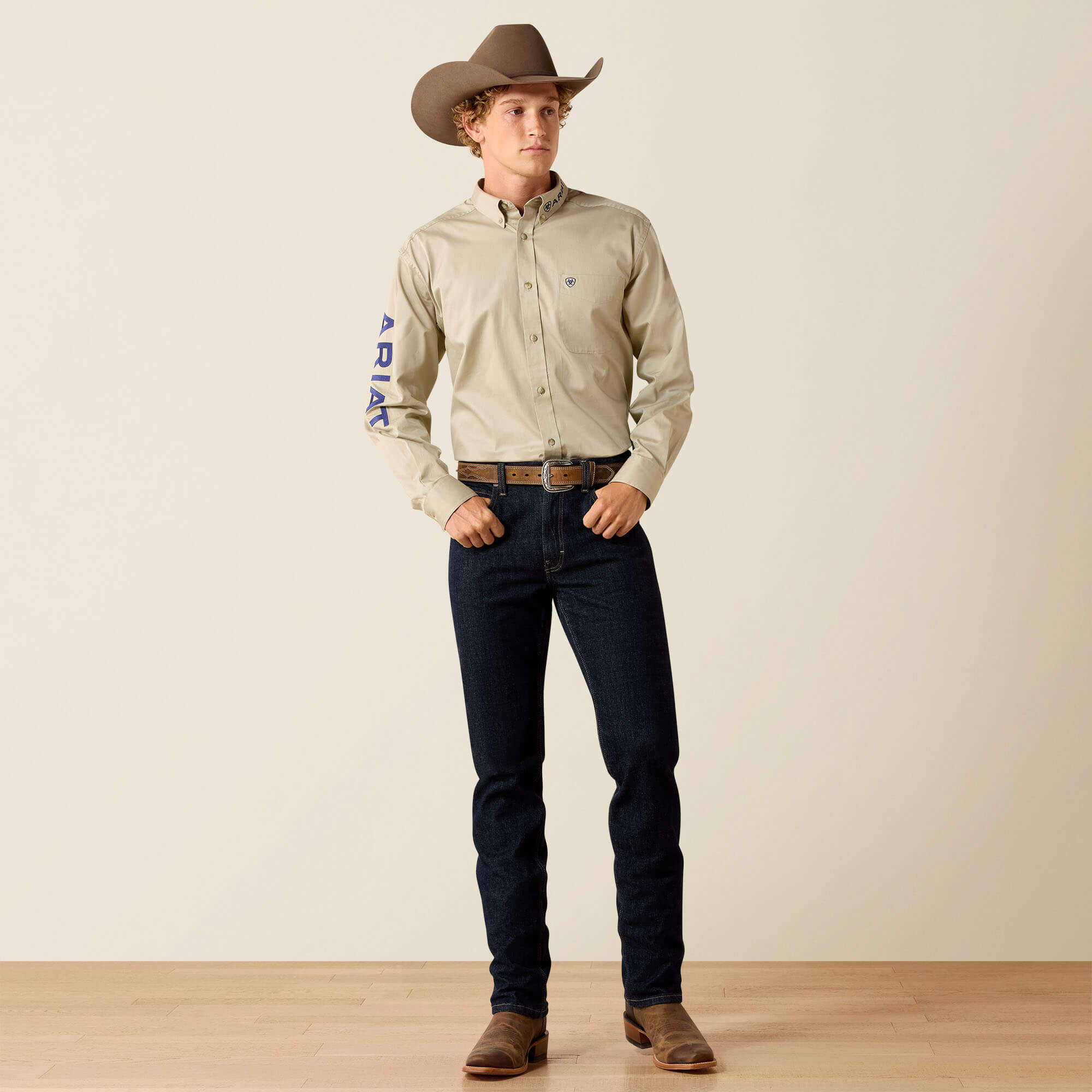 Team Logo Lightweight Twill Classic Fit Shirt - Image 3