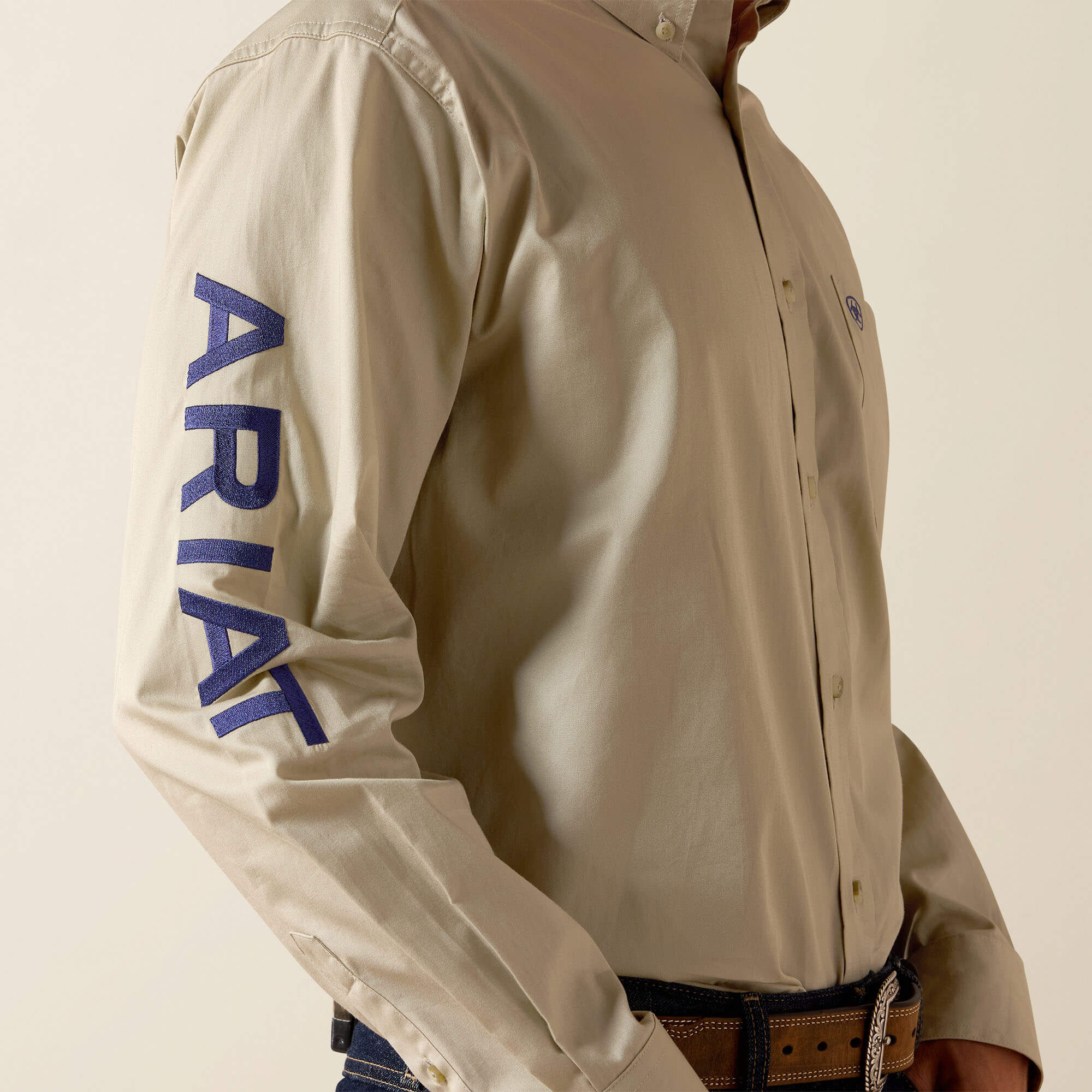 Team Logo Lightweight Twill Classic Fit Shirt - Image 5