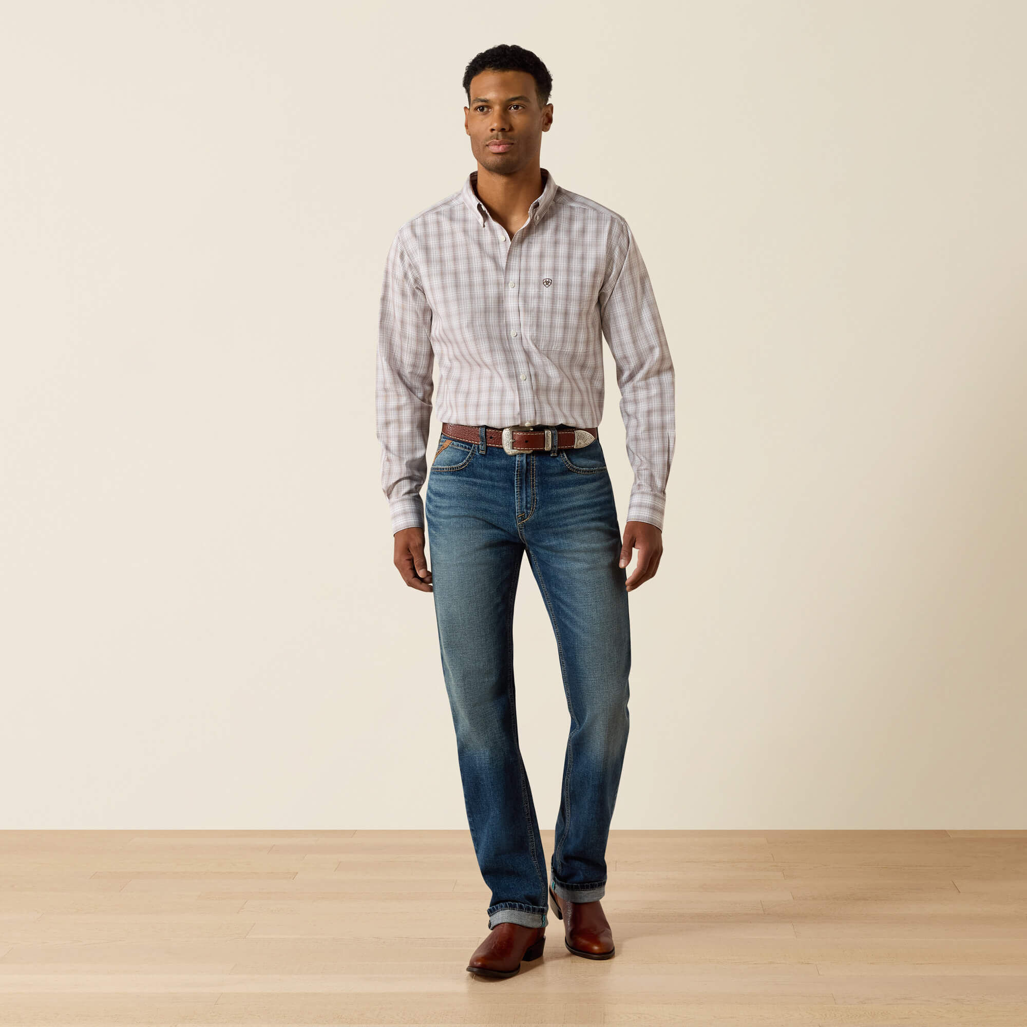 Wrinkle Free Clyde Fitted Shirt - Image 3