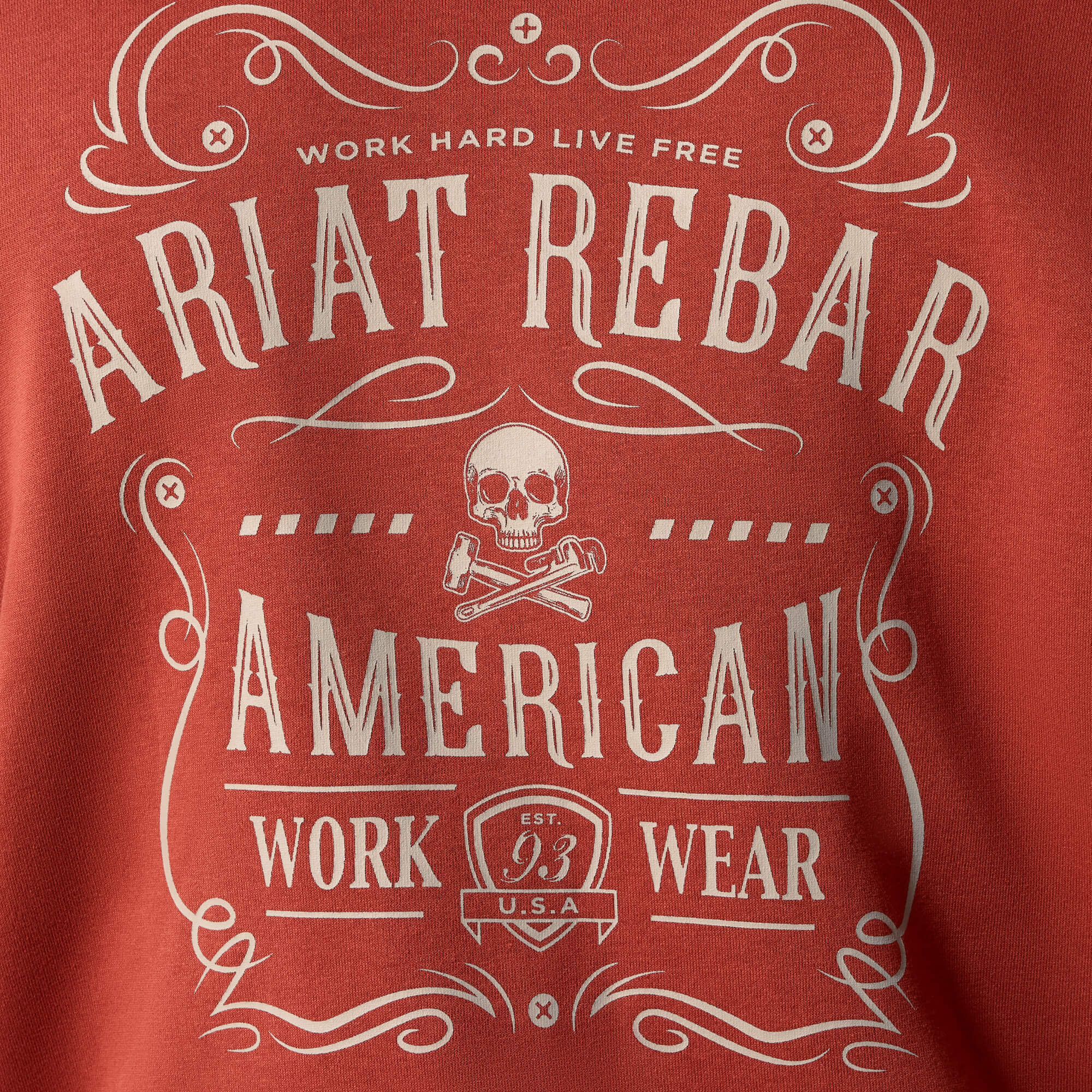 Rebar Lightweight Label Full Zip Hoodie - Image 5