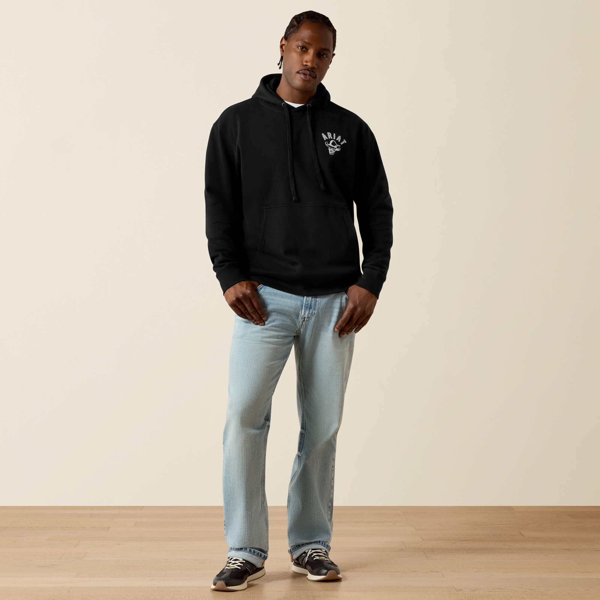 Ariat Stitched Skull Hoodie - Image 3
