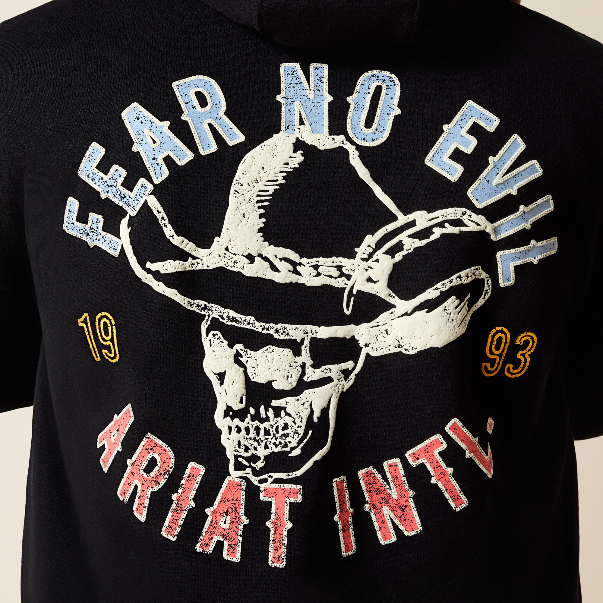 Ariat Stitched Skull Hoodie - Image 4