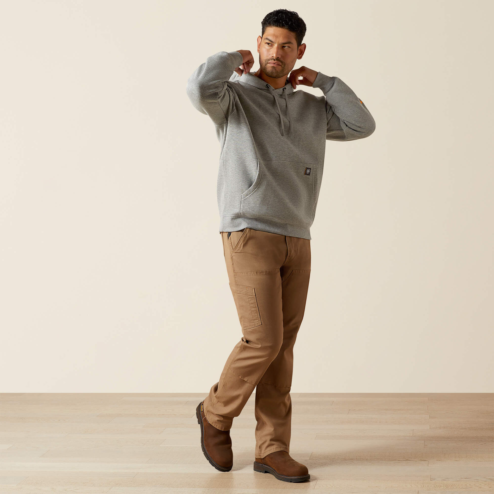 Rebar Lightweight Logo Hoodie - Image 3
