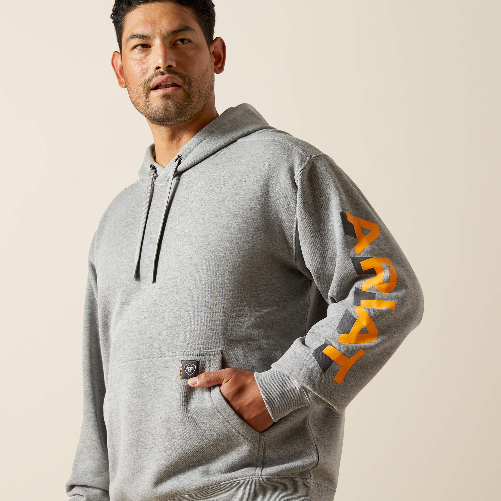 Rebar Lightweight Logo Hoodie - Image 4