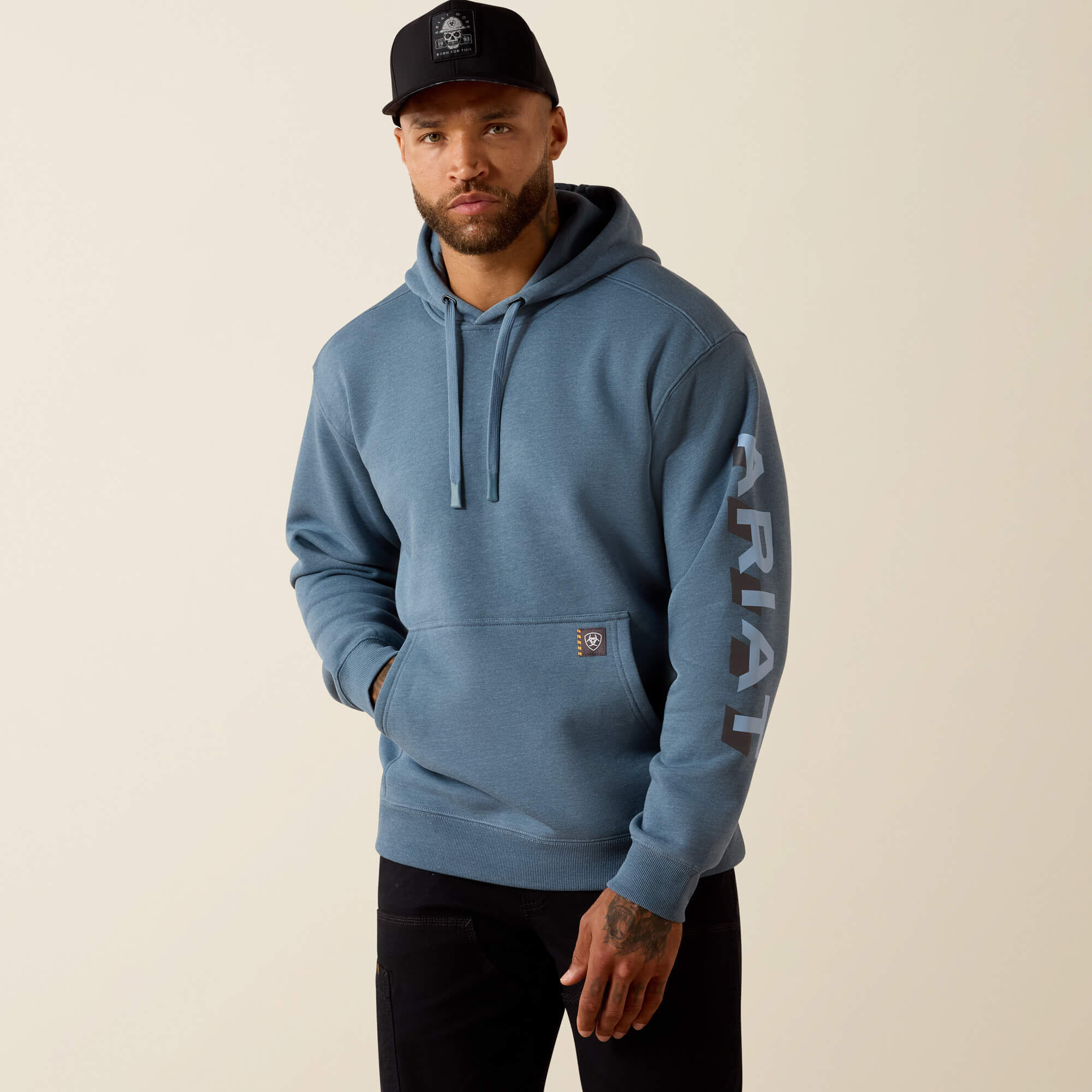 Rebar Lightweight Logo Hoodie