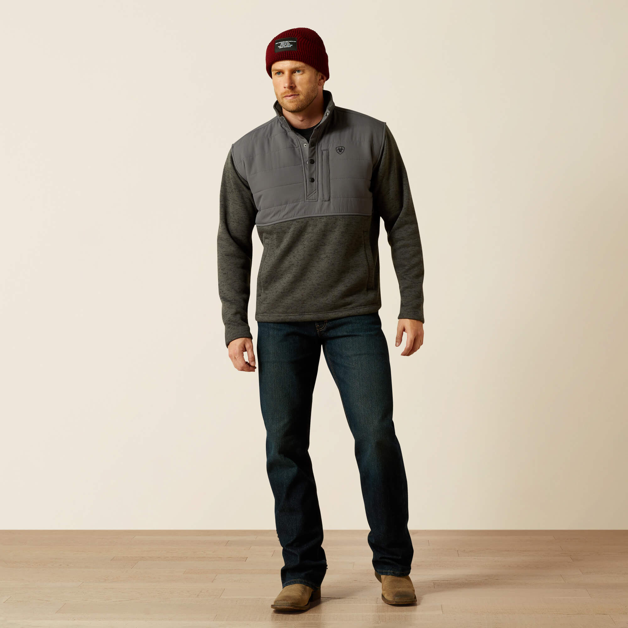 Caldwell Reinforced Snap Sweater - Image 3