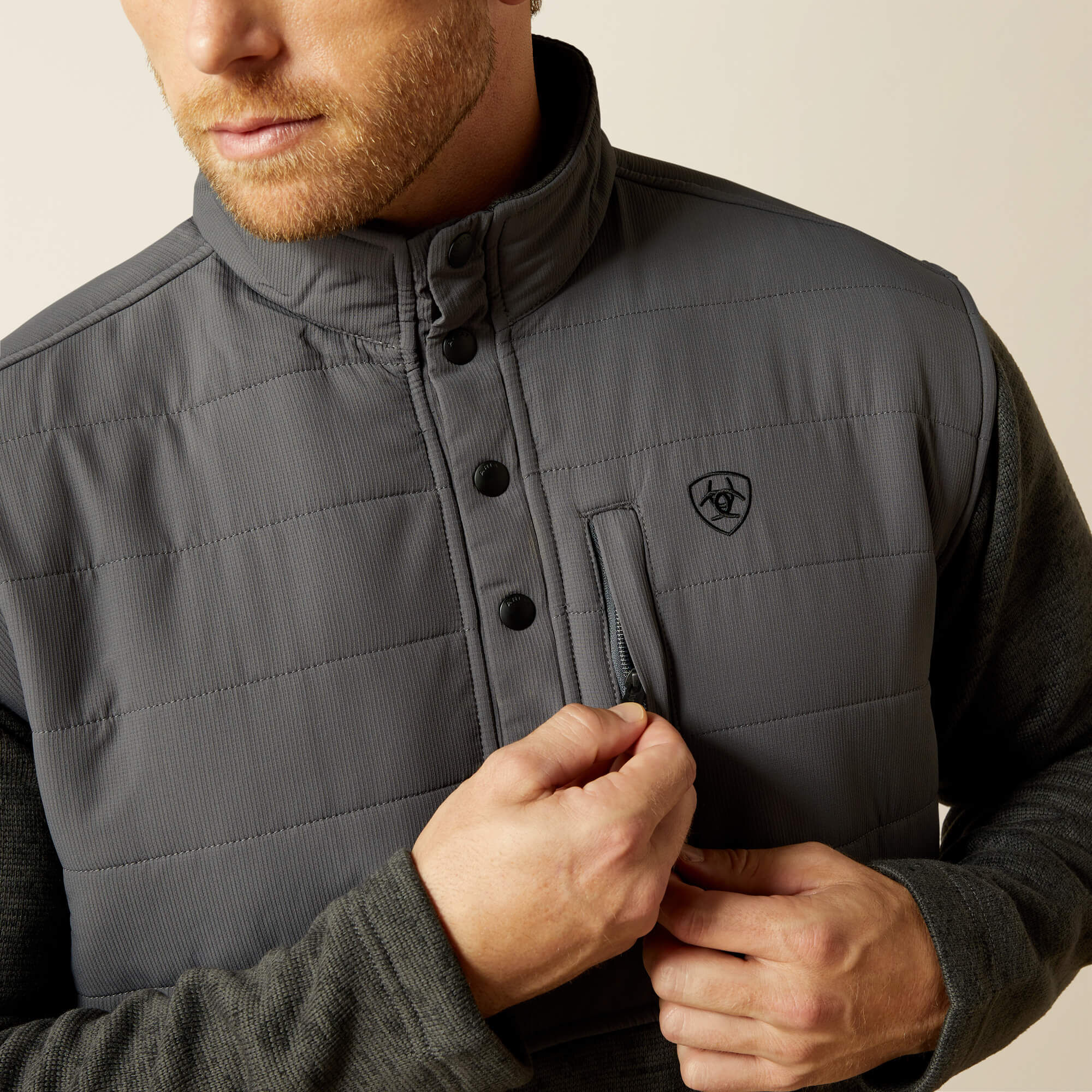 Caldwell Reinforced Snap Sweater - Image 4