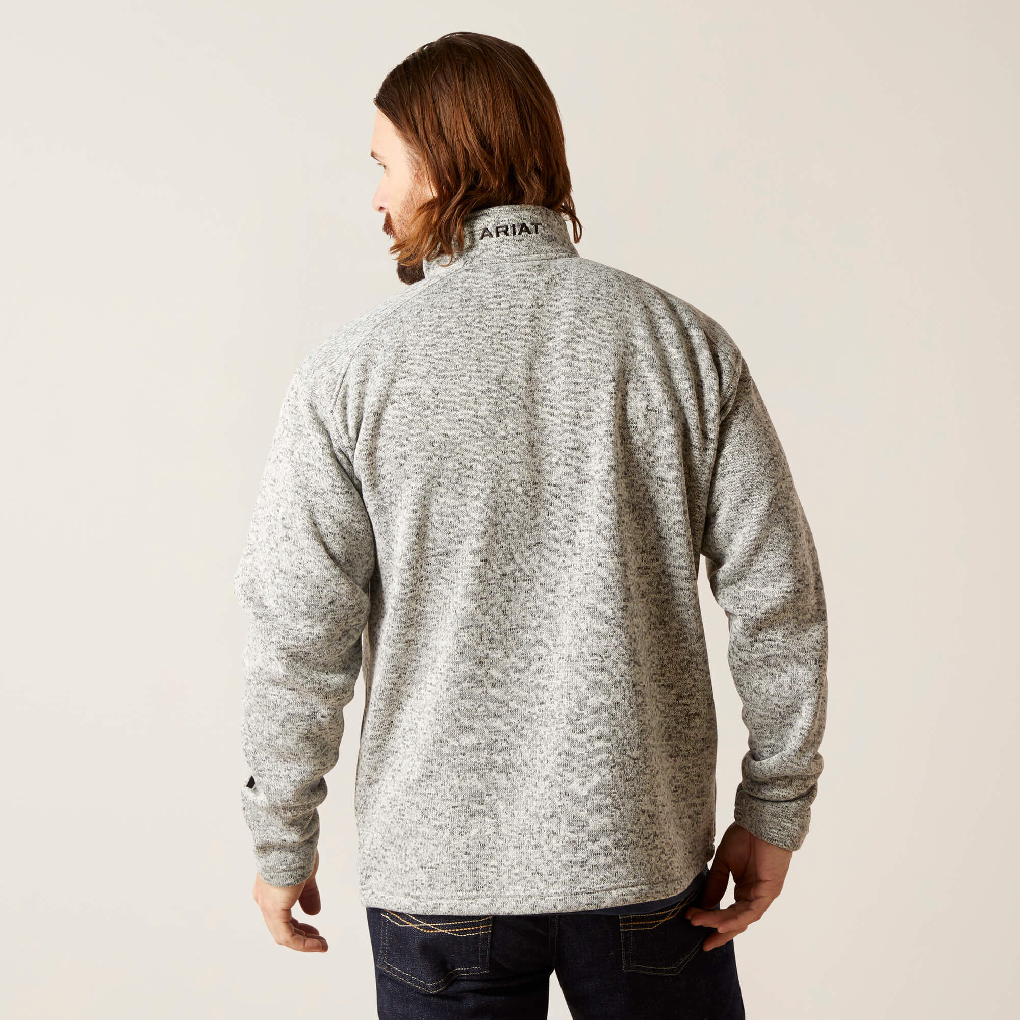 Caldwell Logo 1/4 Zip Sweater - Image 3