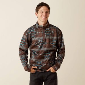 Caldwell Logo 1/4 Zip Sweater