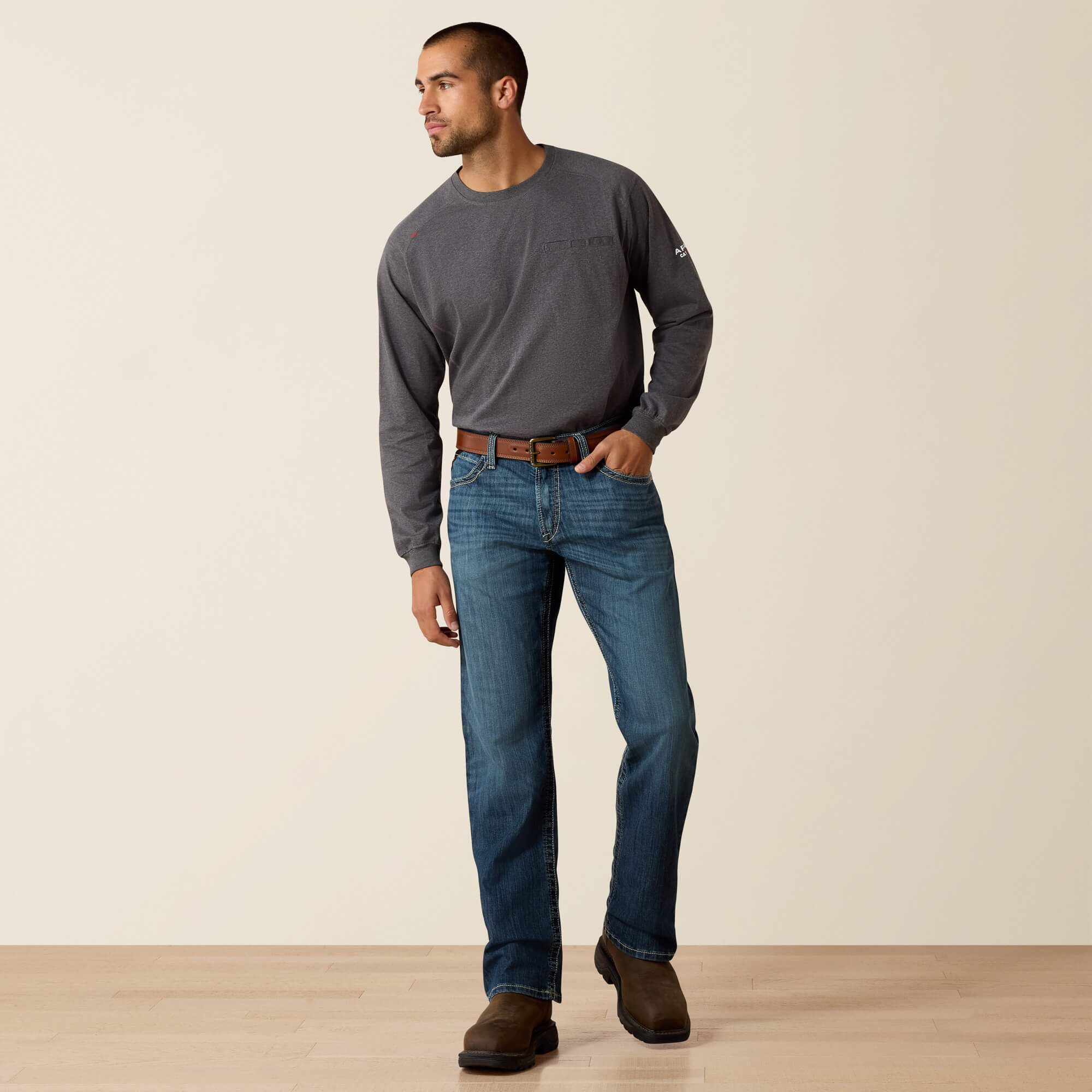 FR M4 Relaxed Stretch DuraLight Boundary Boot Cut Jean - Image 4