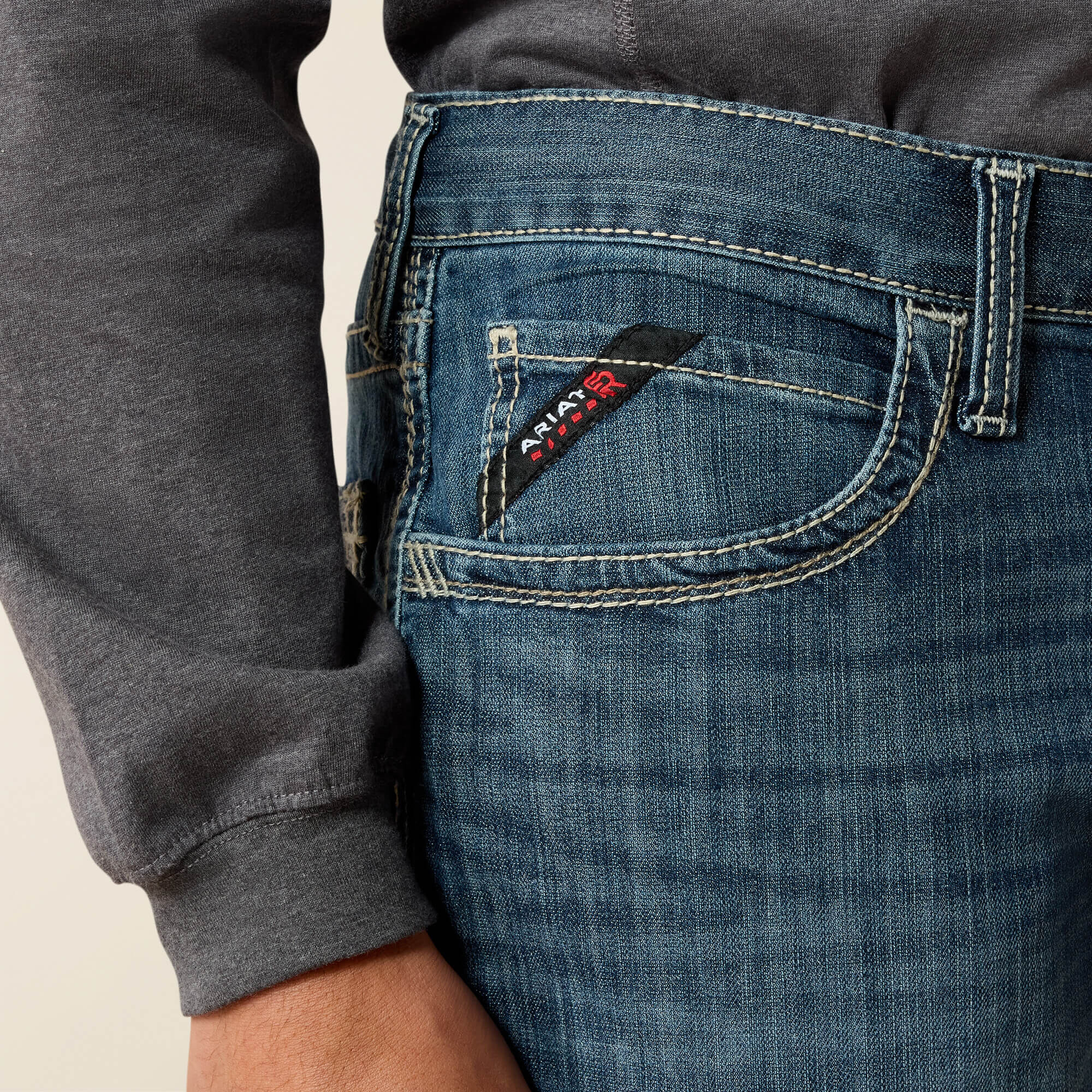 FR M4 Relaxed Stretch DuraLight Boundary Boot Cut Jean - Image 6