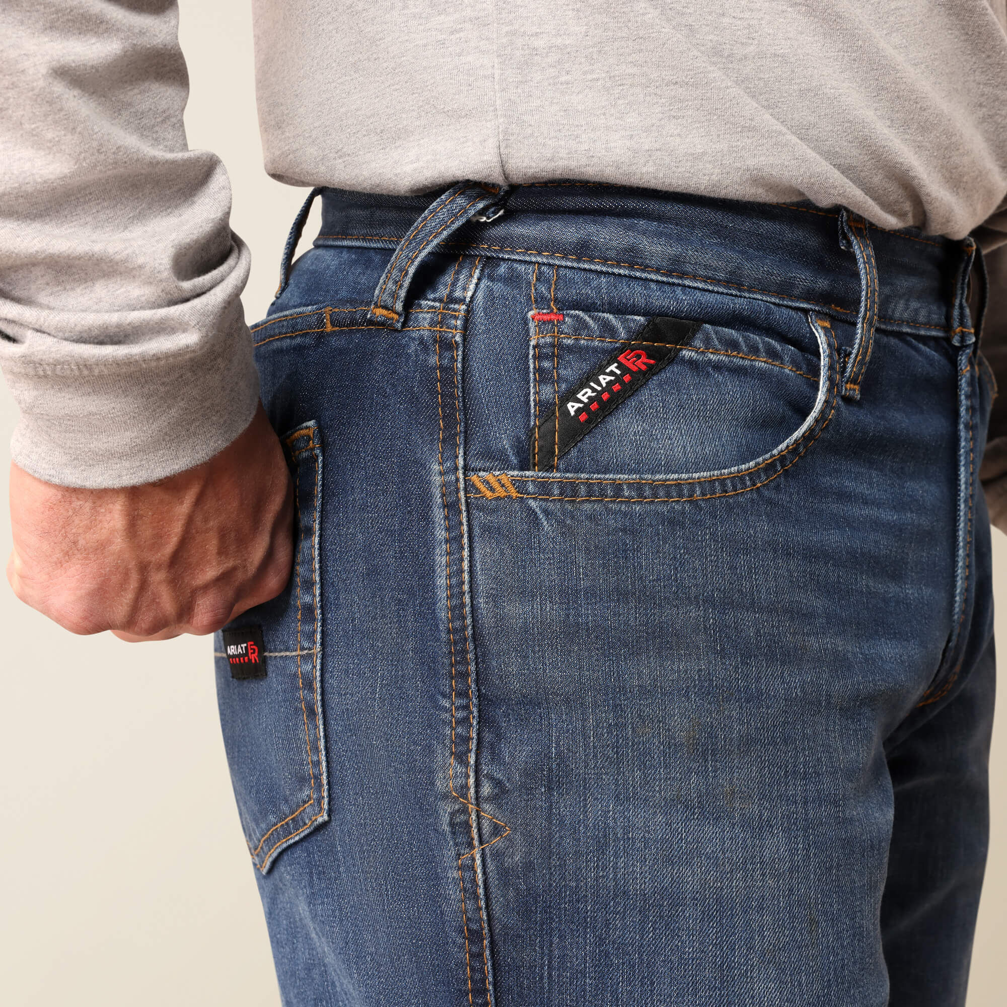 FR M5 Straight Lightweight DuraStretch Straight Leg Jeans - Image 6