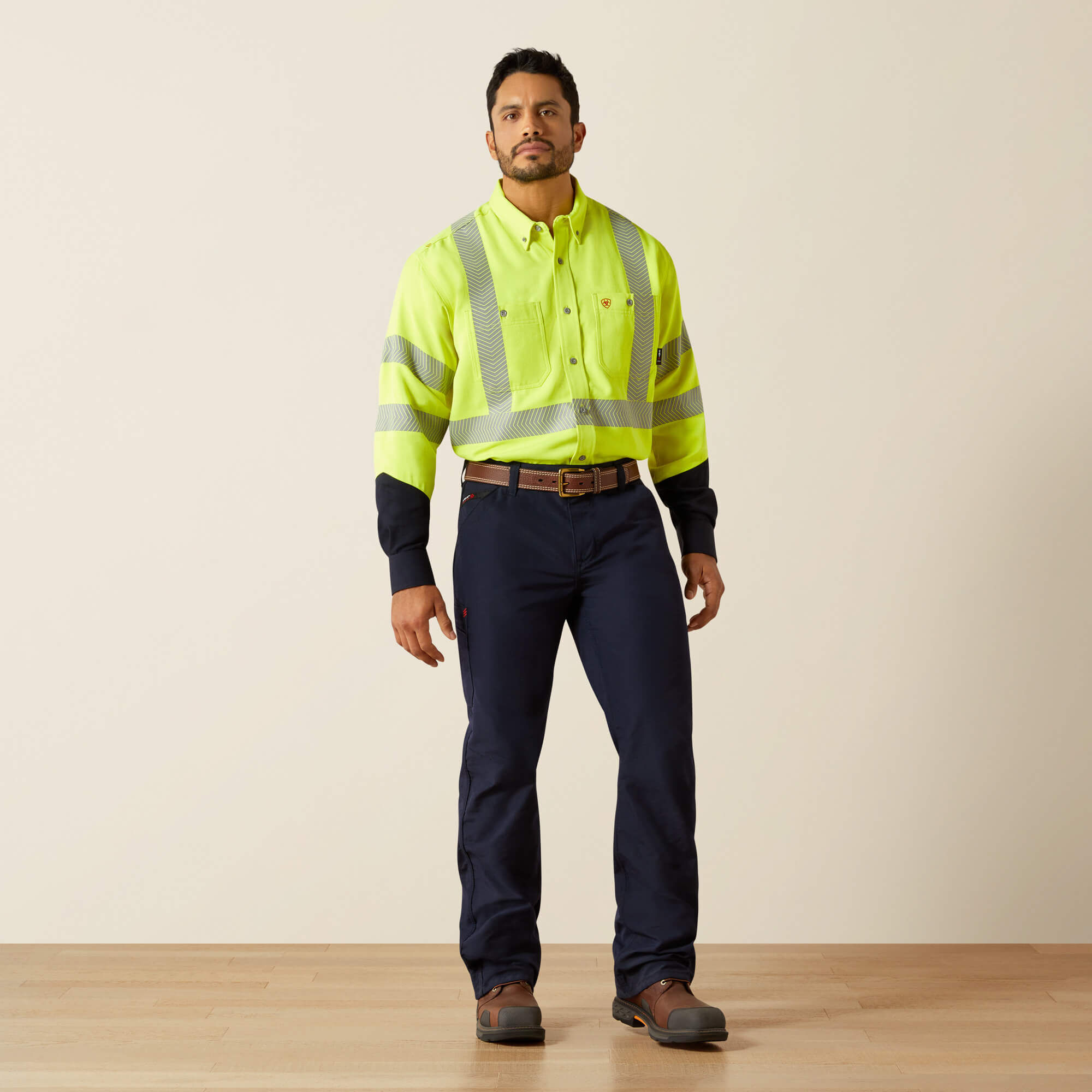 FR Hi-Vis Air Inherent Classic Fit Work Shirt - Image 3