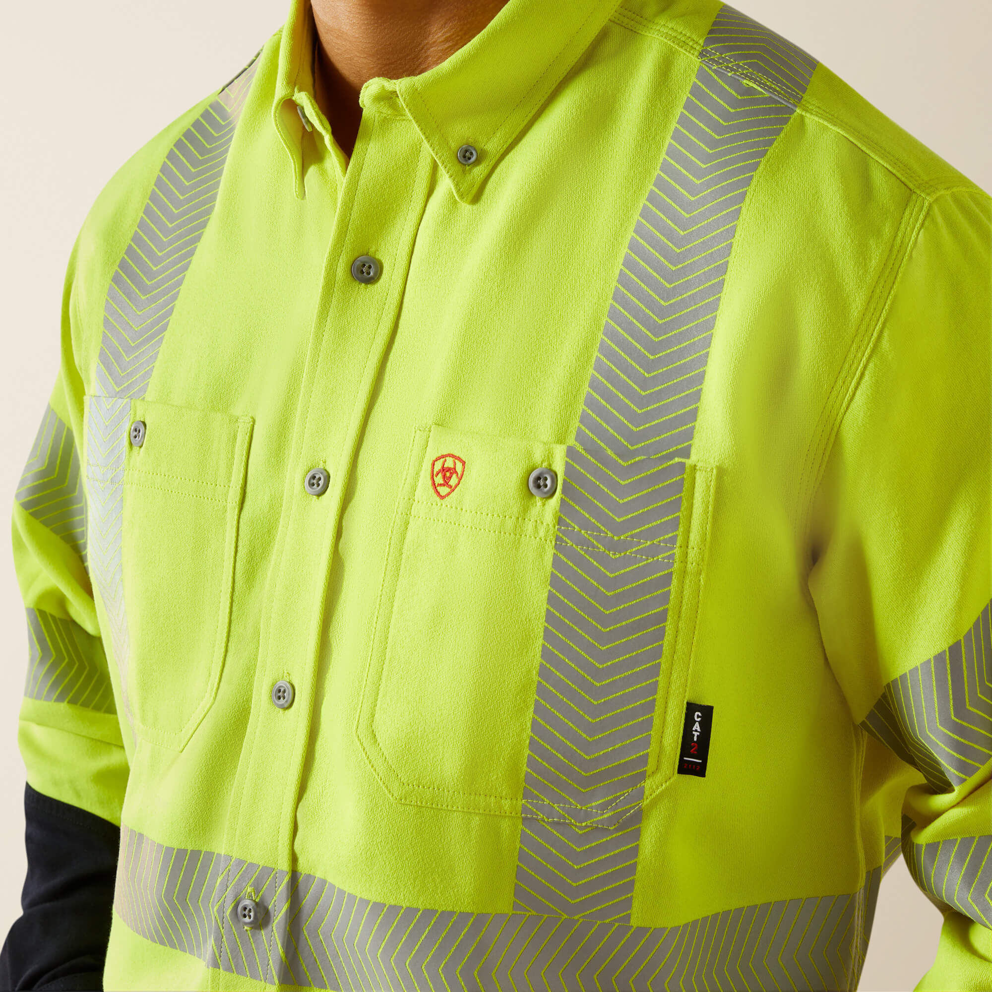 FR Hi-Vis Air Inherent Classic Fit Work Shirt - Image 4