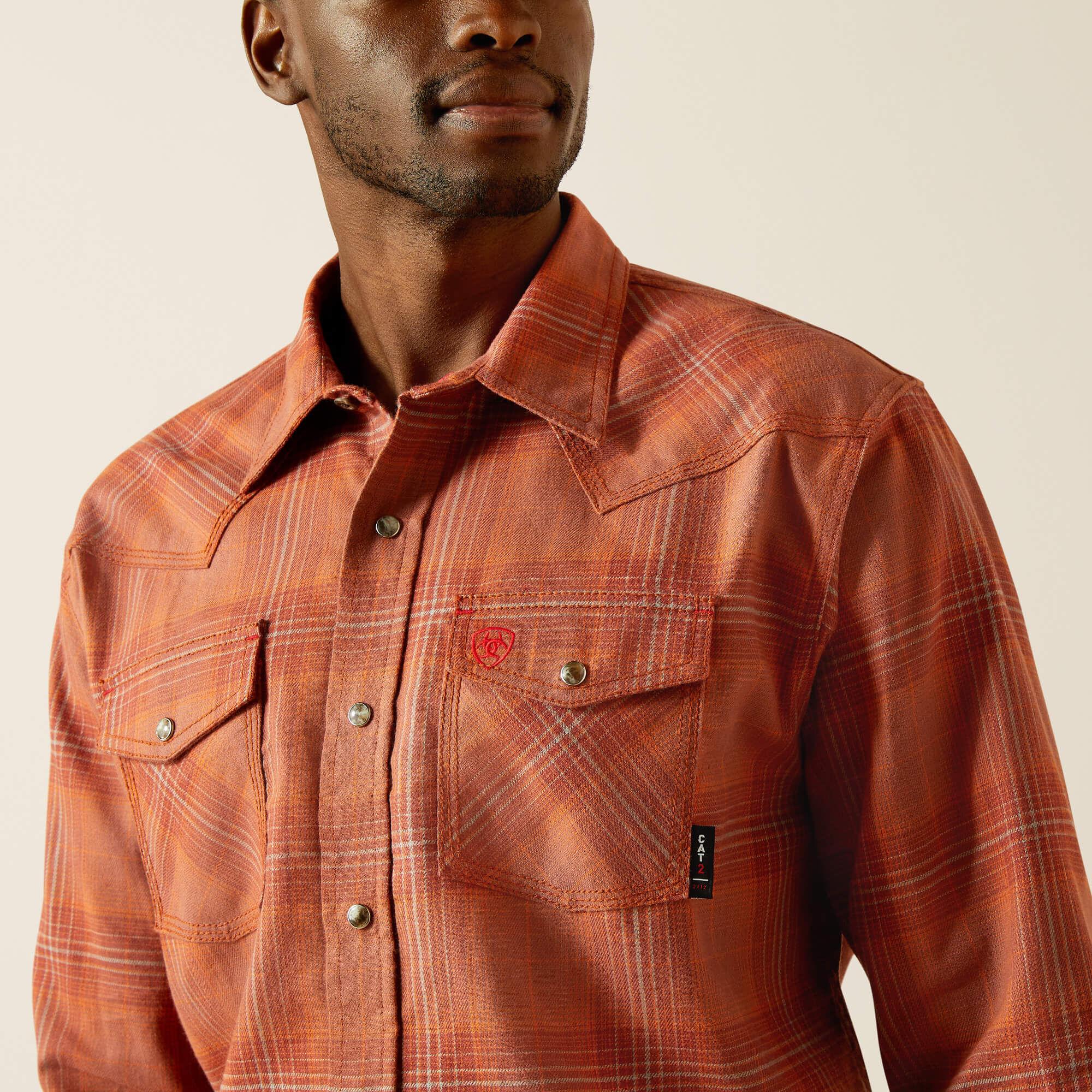 FR Wayne Retro Fit Snap Work Shirt - Image 4