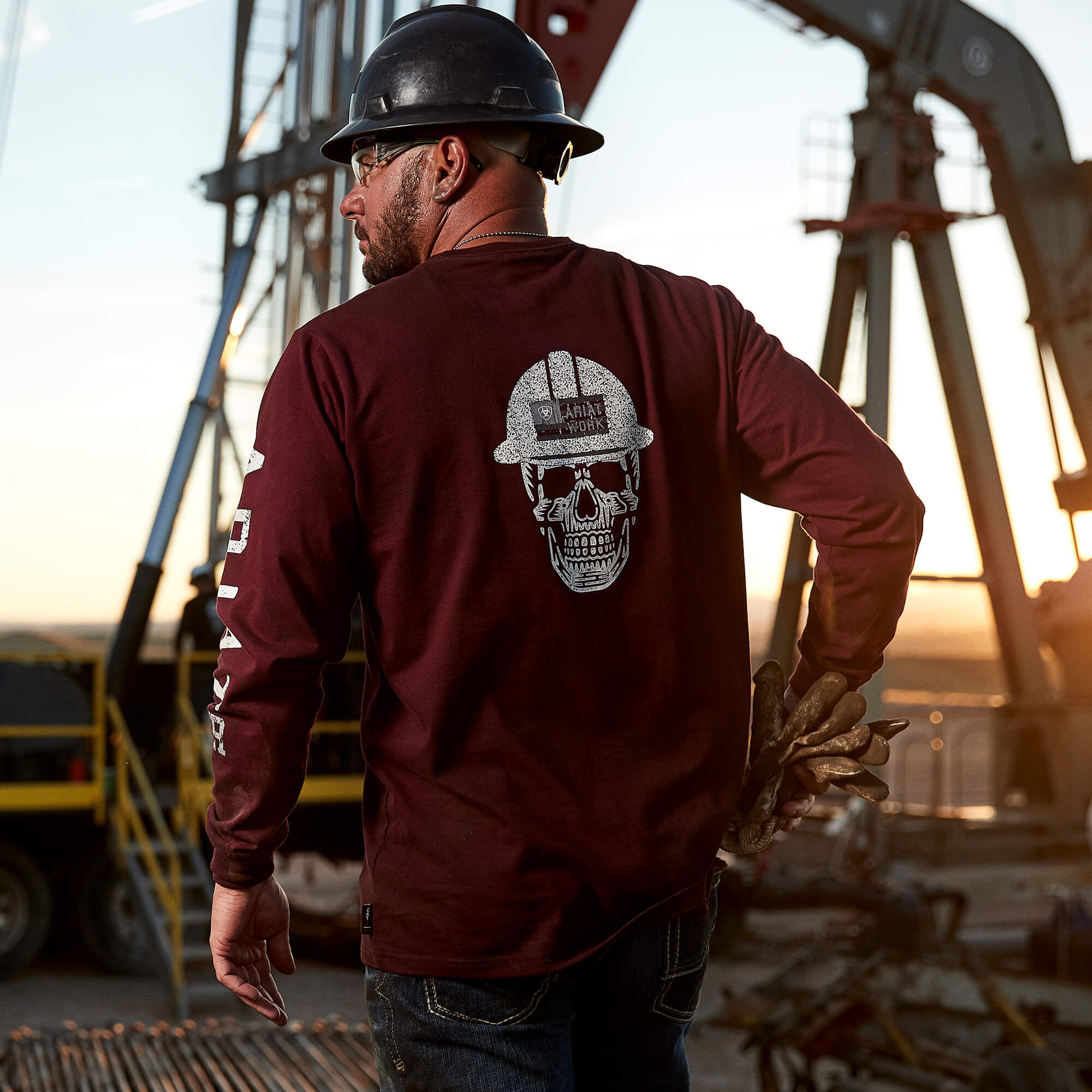 FR Roughneck Skull Logo T-Shirt - Image 2