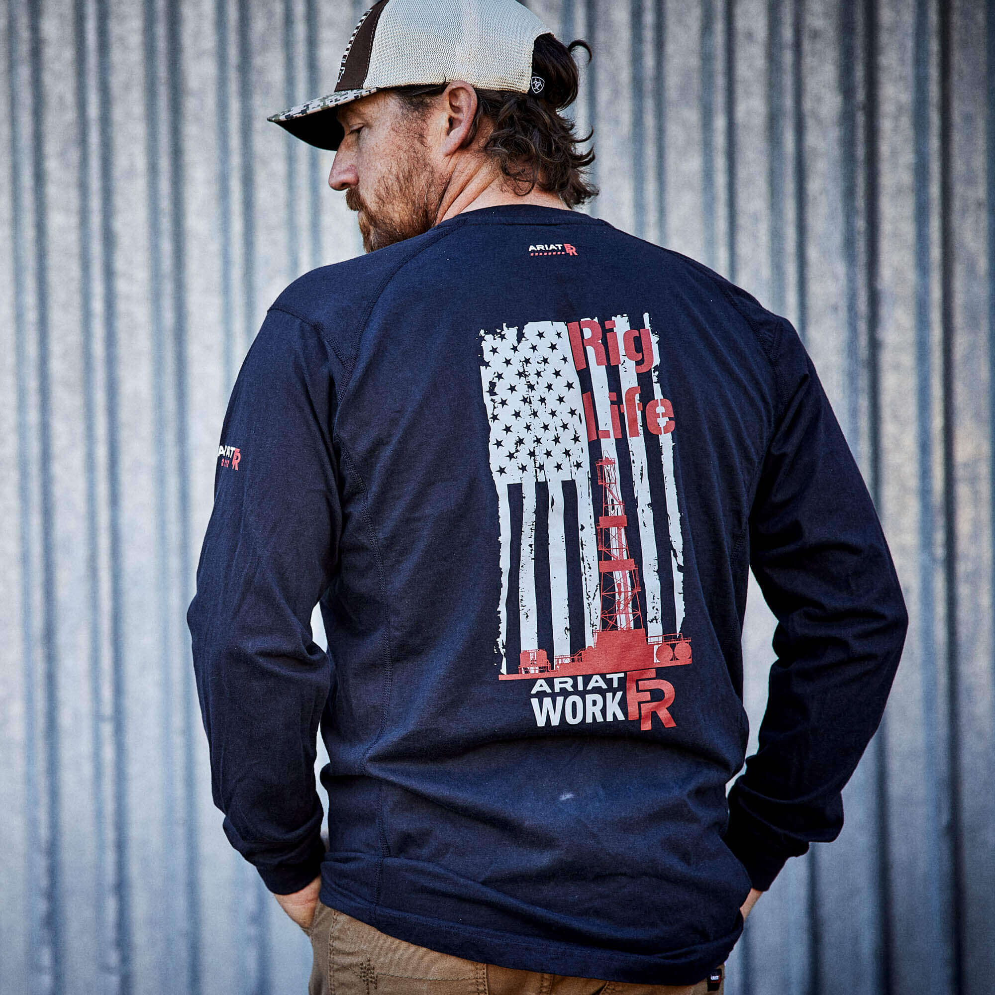 FR Air Rig Life Graphic T-Shirt - Image 2