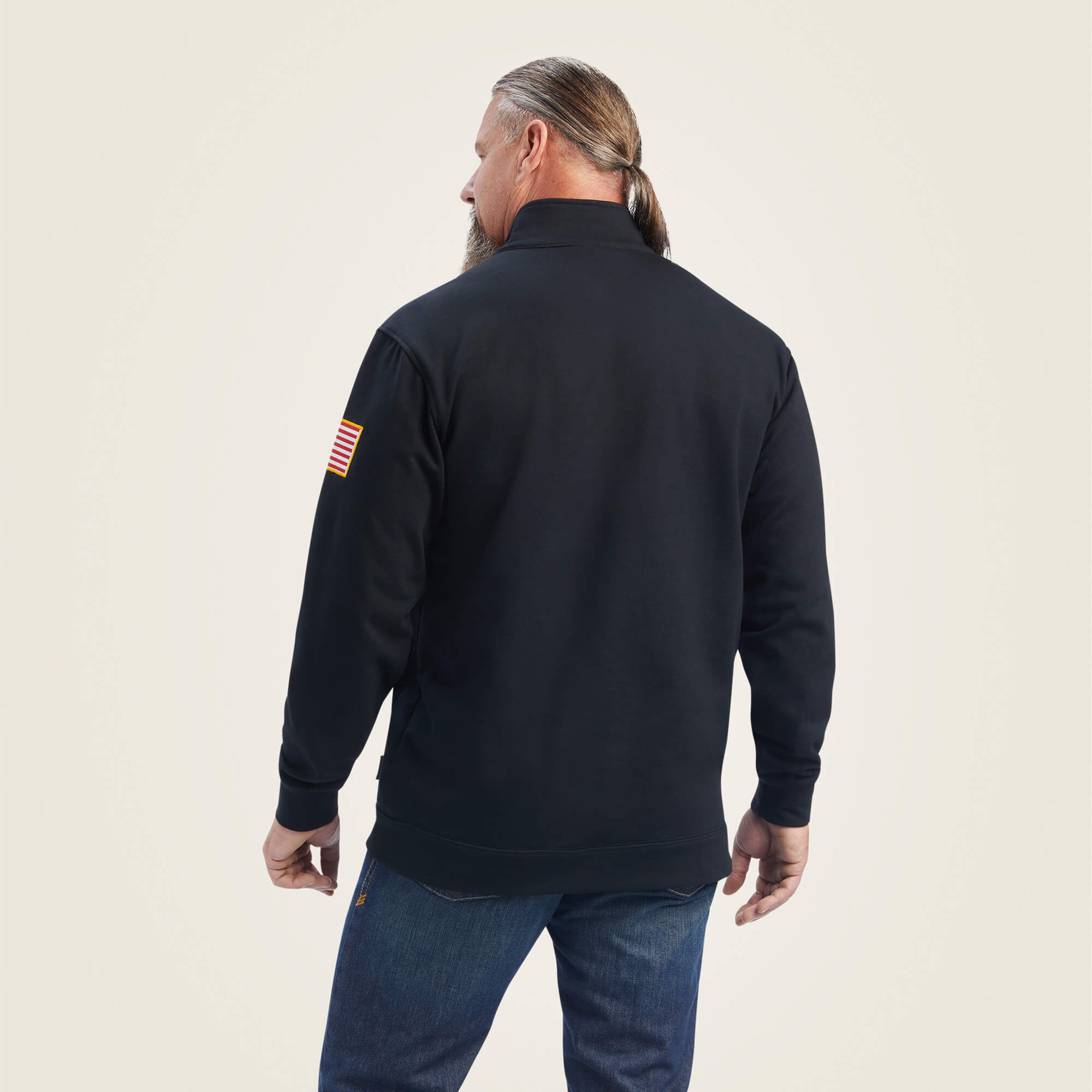 FR Durastrech Fleece 1/2 Zip Job Shirt - Image 2