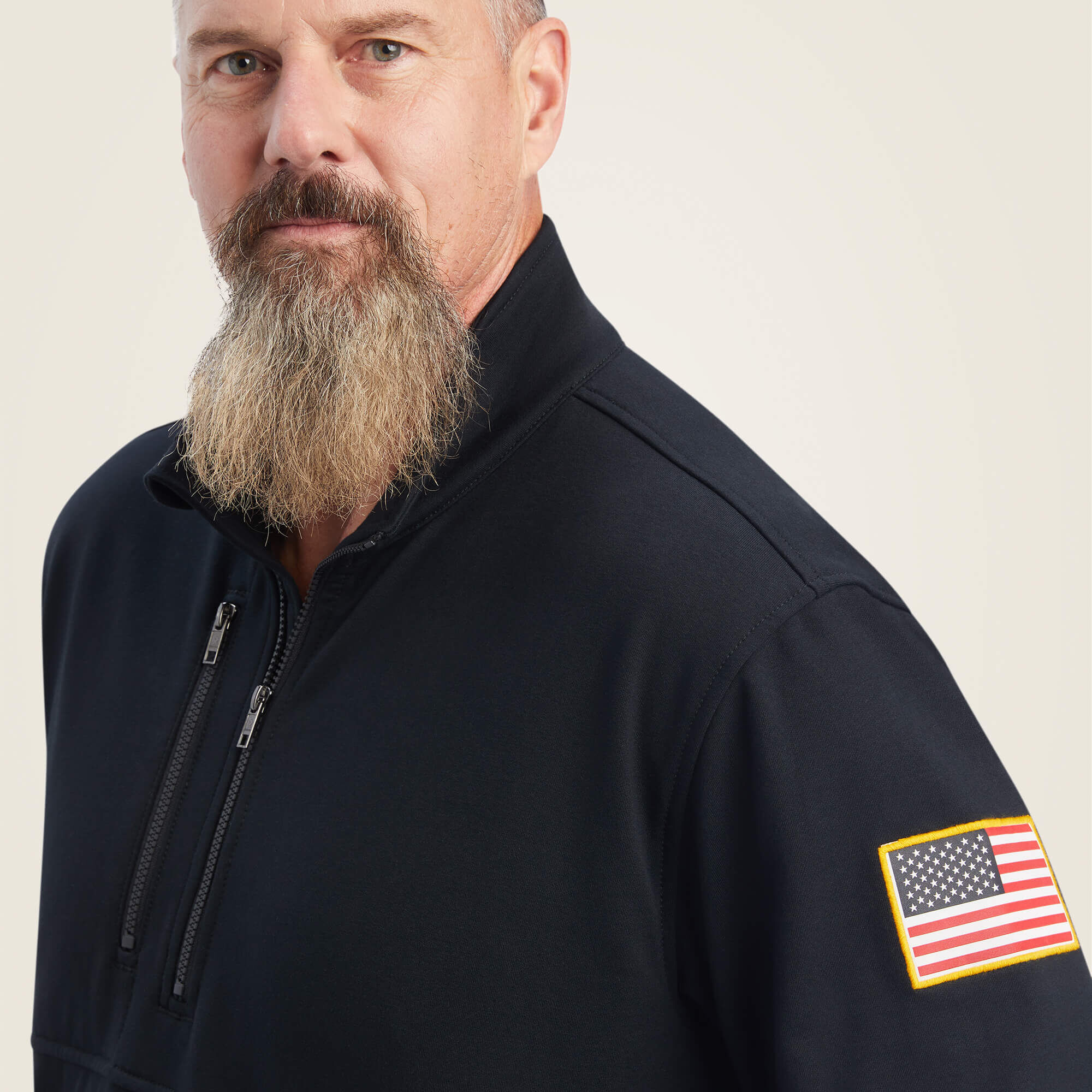 FR Durastrech Fleece 1/2 Zip Job Shirt - Image 4