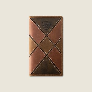 Patchwork Embroidered Logo Rodeo Wallet
