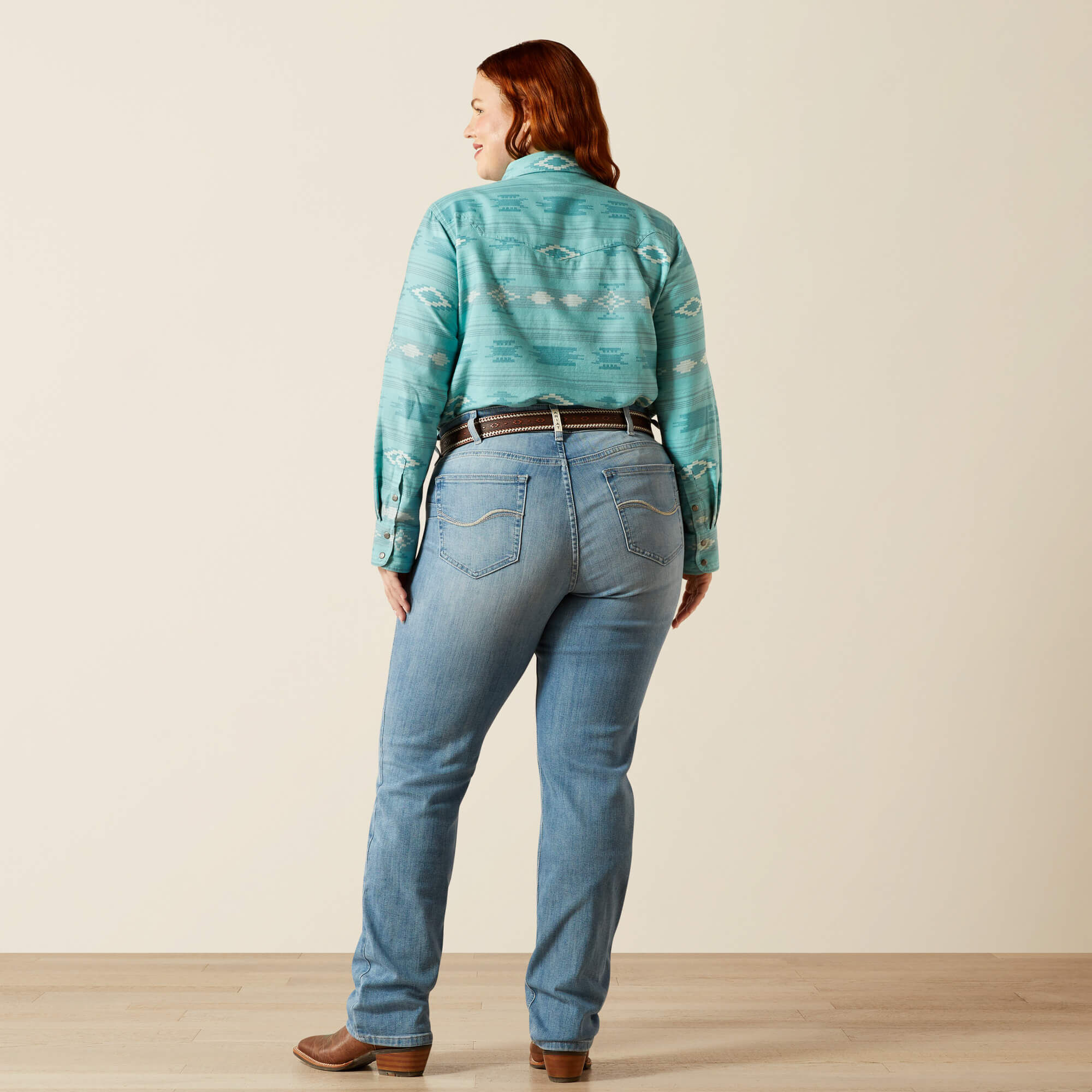 Mid Rise Alessia Straight Leg Jean - Image 4