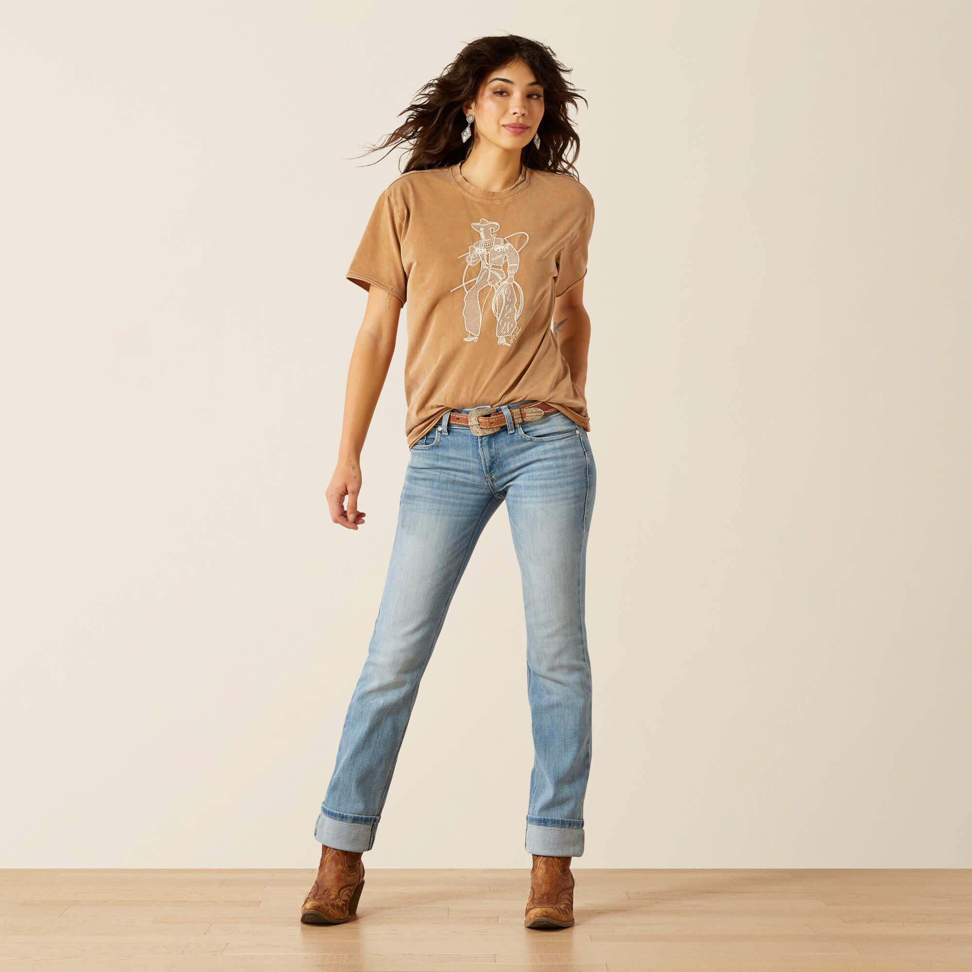 Mid Rise Alessia Straight Leg Jean - Image 5