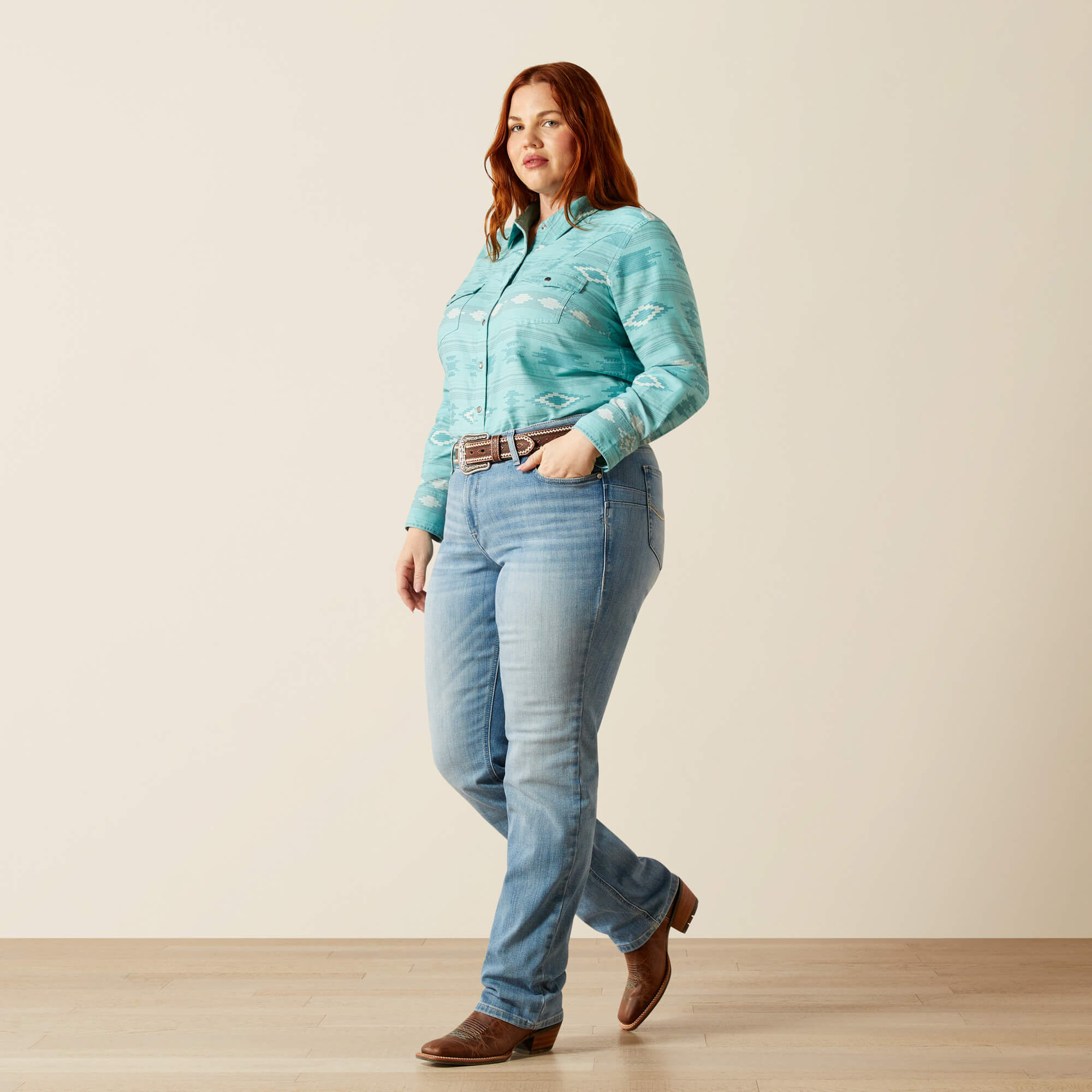 Mid Rise Alessia Straight Leg Jean - Image 6