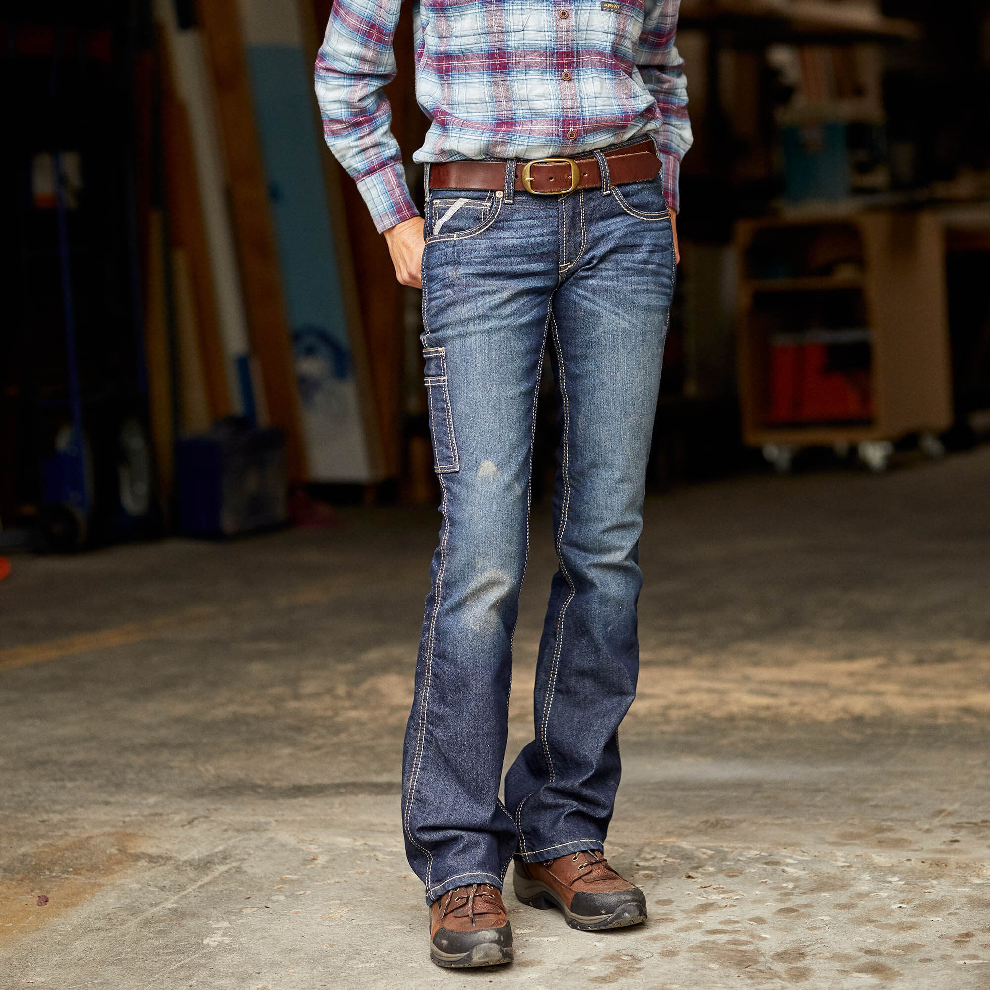 Rebar DuraStretch Riveter Straight Leg Jean - Image 2