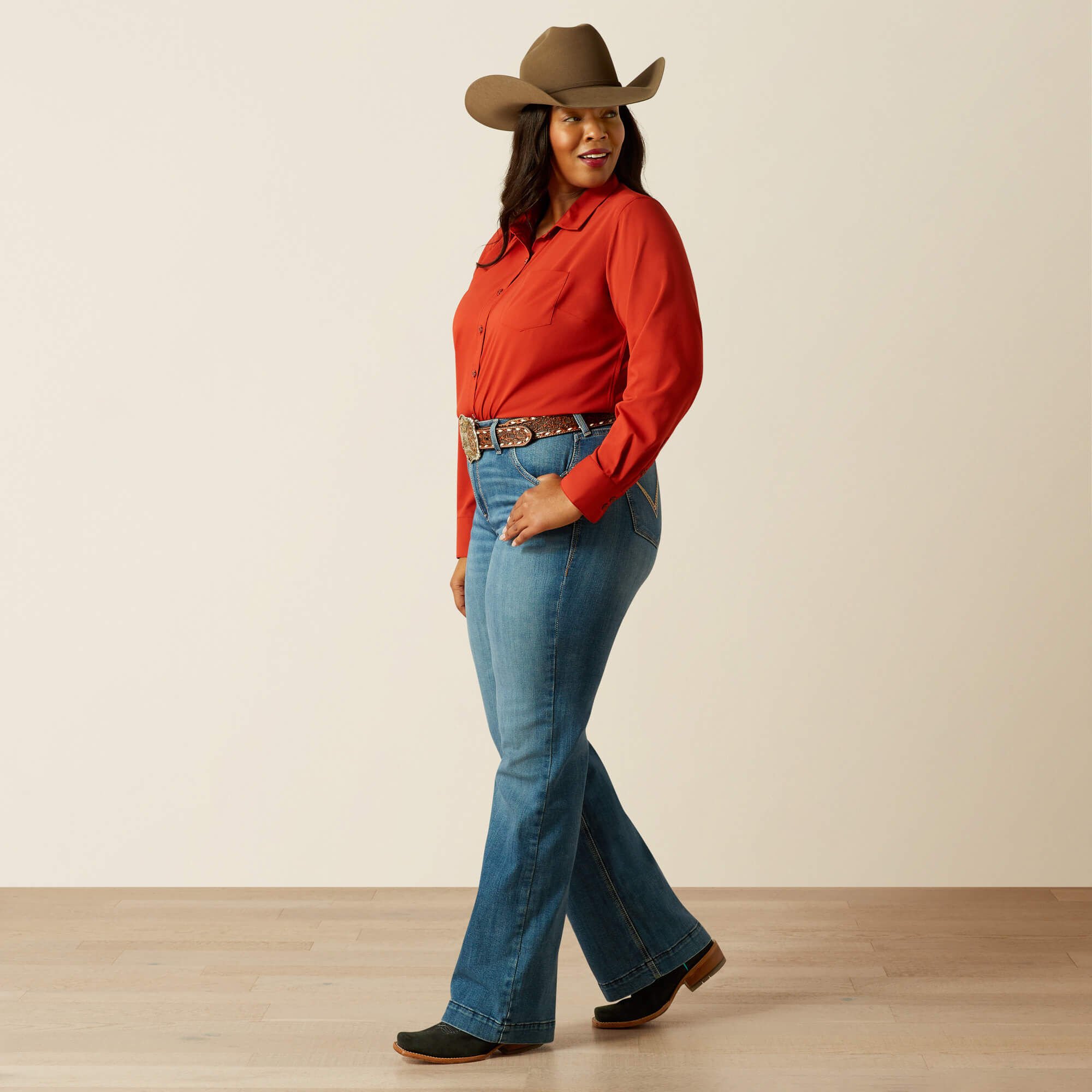 Perfect Rise Isabelle Wide Trouser Jeans - Image 6