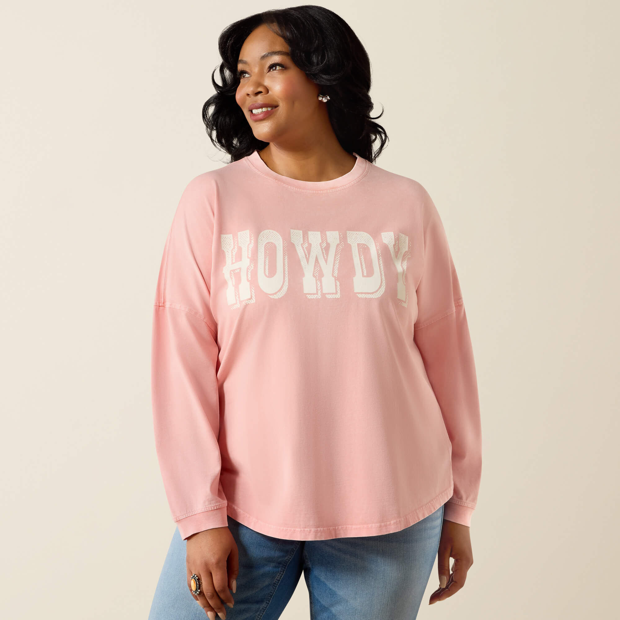 Canvas Oversized Long Sleeve T-Shirt - Image 2