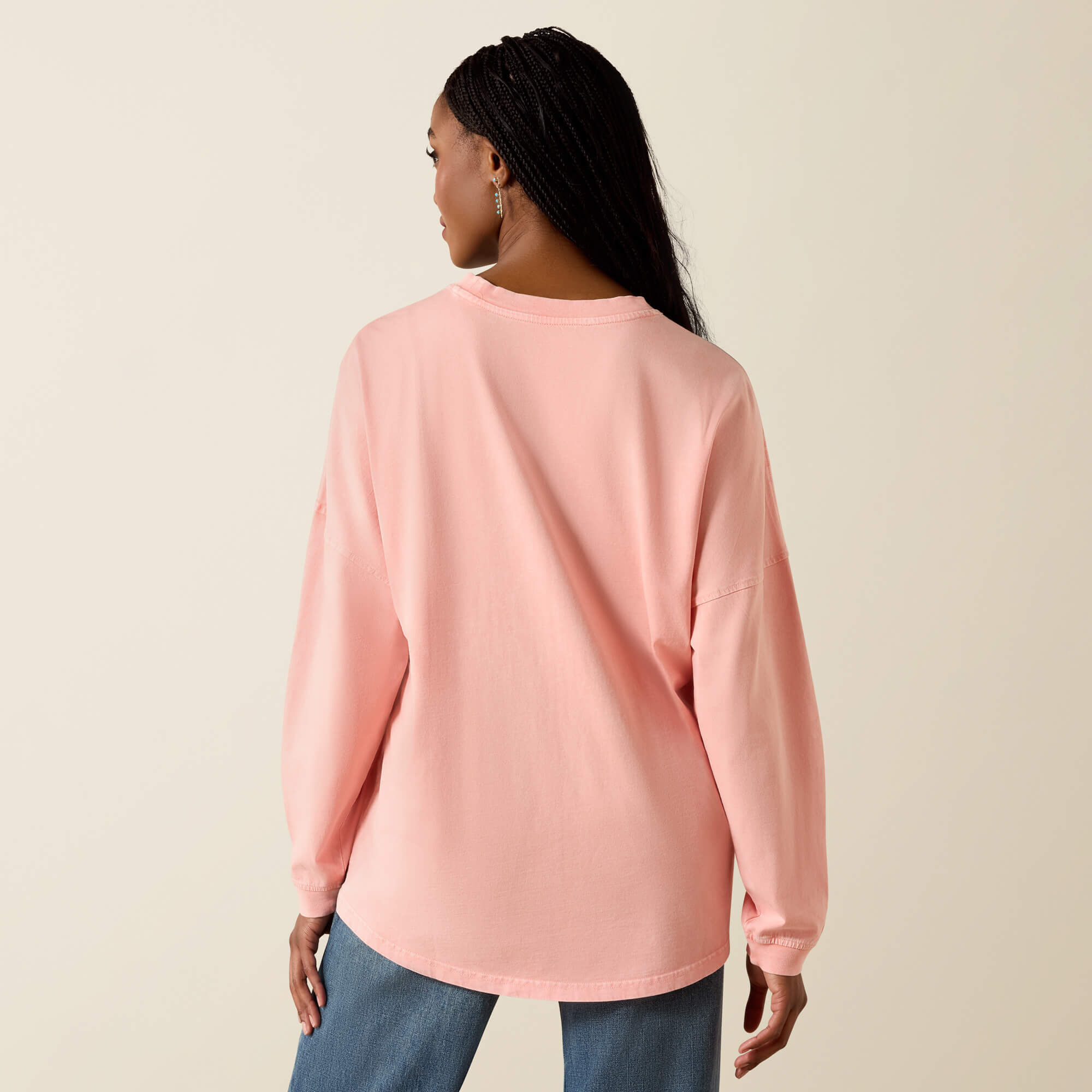 Canvas Oversized Long Sleeve T-Shirt - Image 3