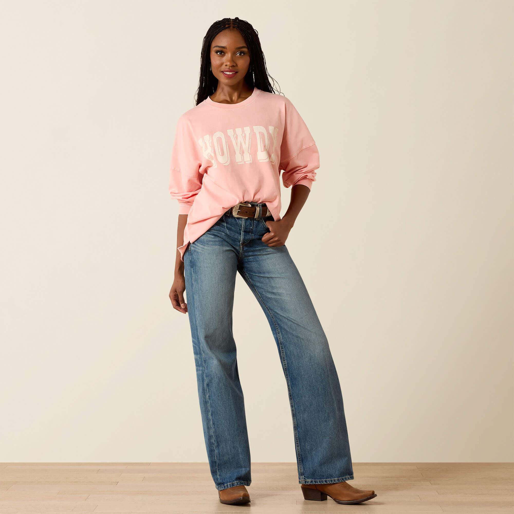 Canvas Oversized Long Sleeve T-Shirt - Image 5