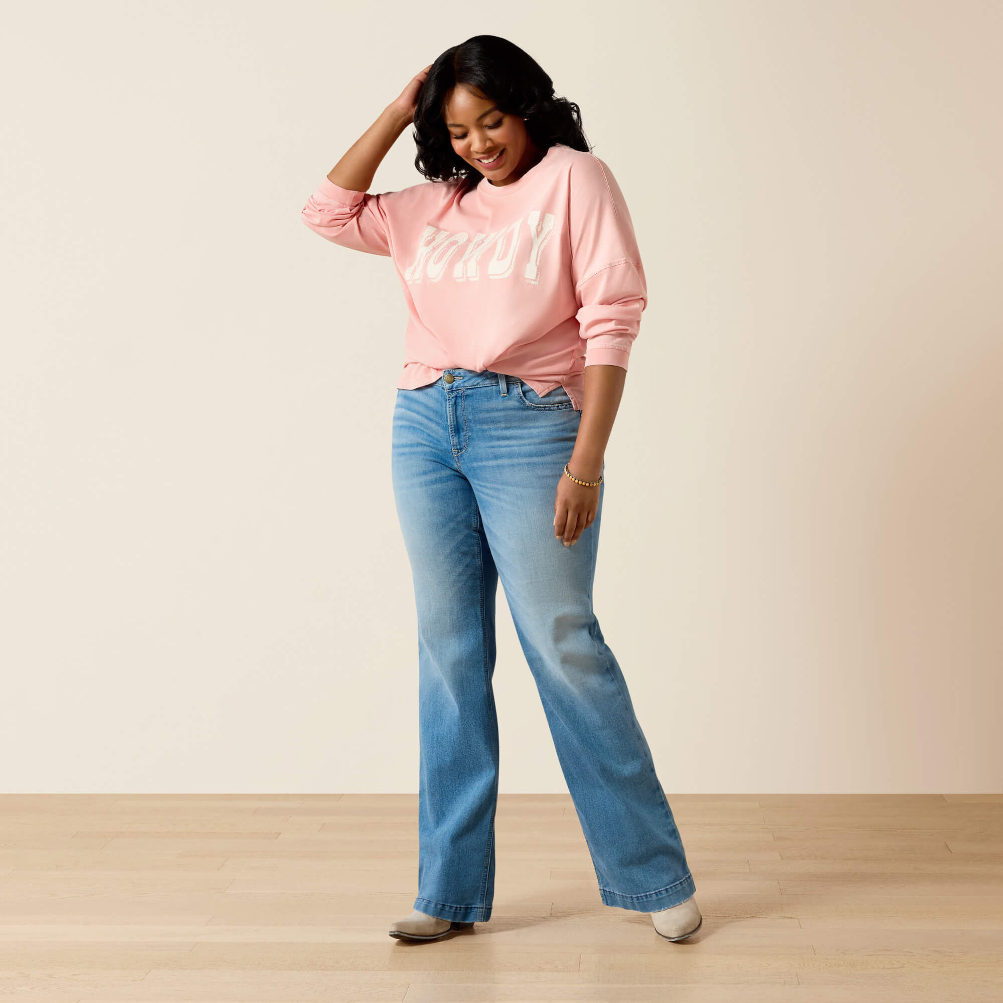 Canvas Oversized Long Sleeve T-Shirt - Image 6